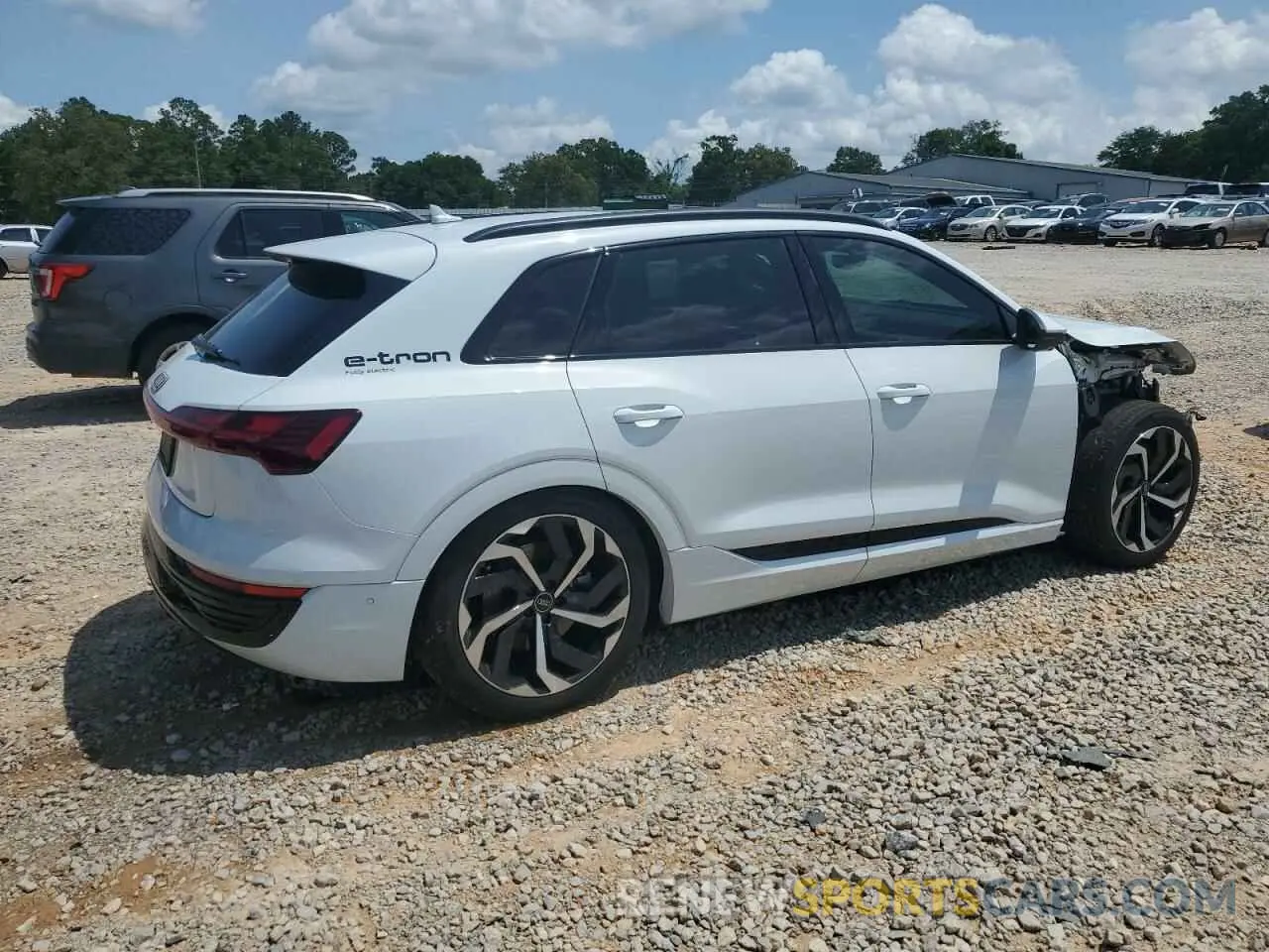 3 Photograph of a damaged car WA16AAGE9RB020144 AUDI Q8 E-TRON 2024