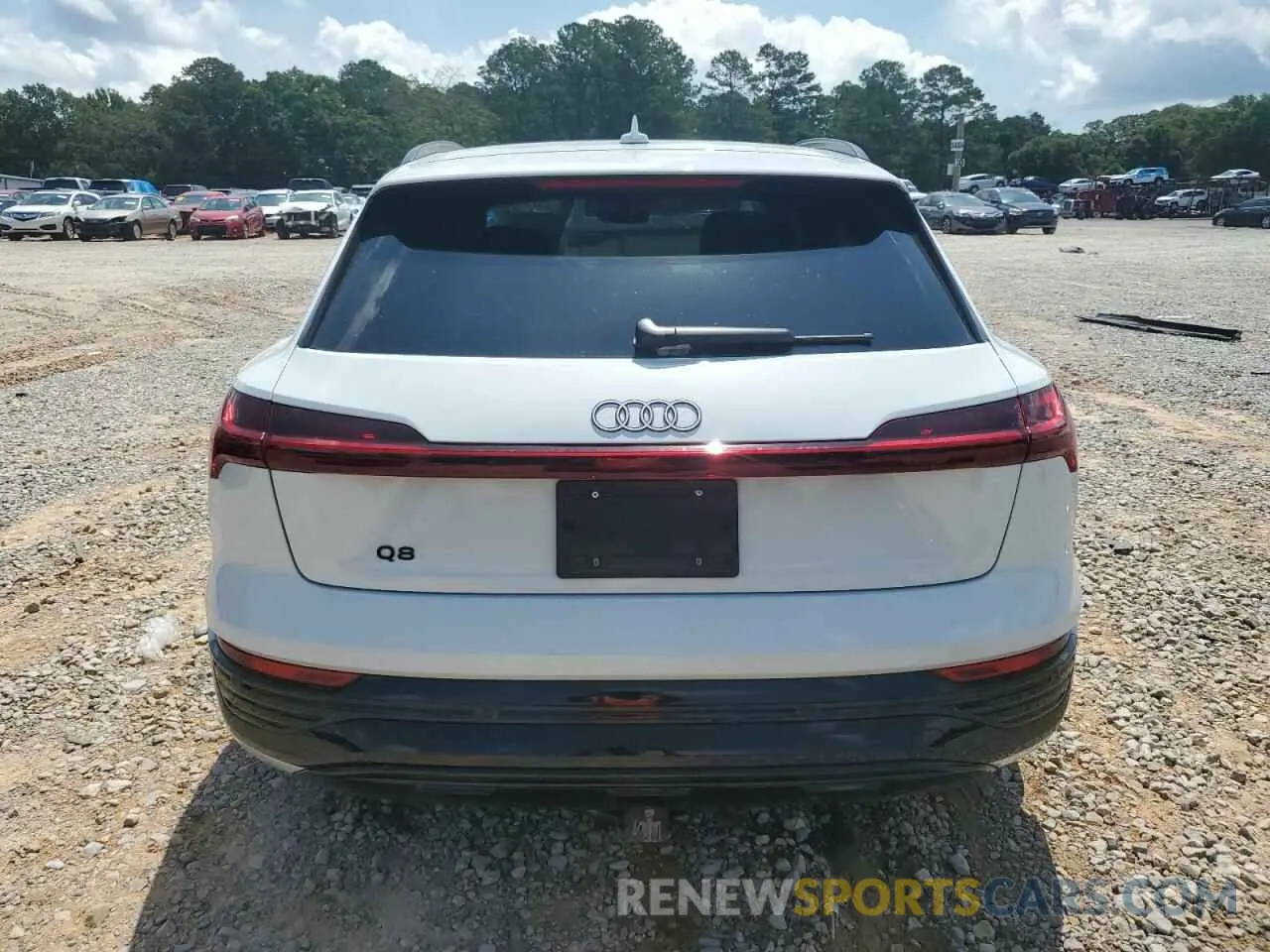 6 Photograph of a damaged car WA16AAGE9RB020144 AUDI Q8 E-TRON 2024