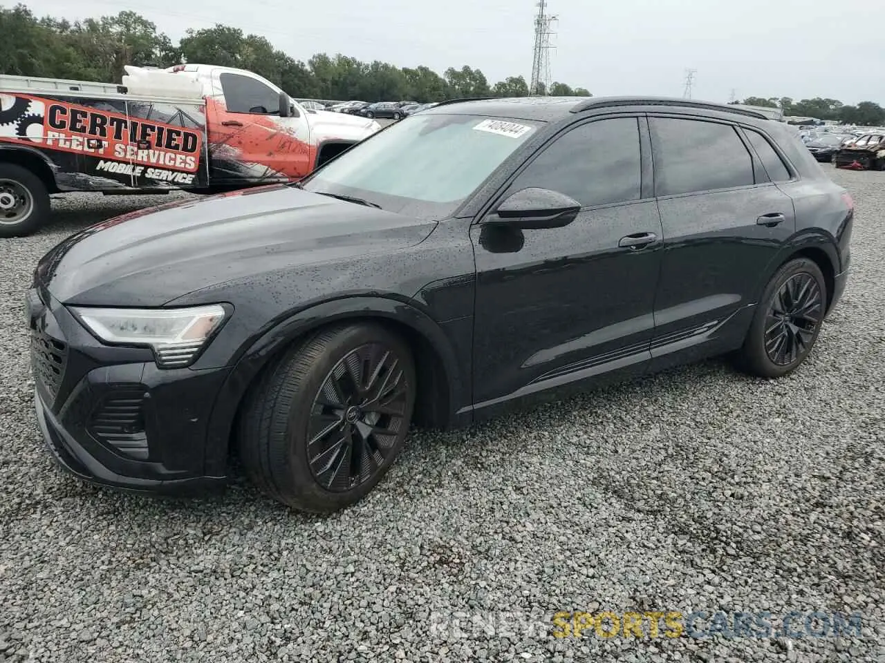 1 Photograph of a damaged car WA16ABGE0RB007398 AUDI Q8 E-TRON 2024