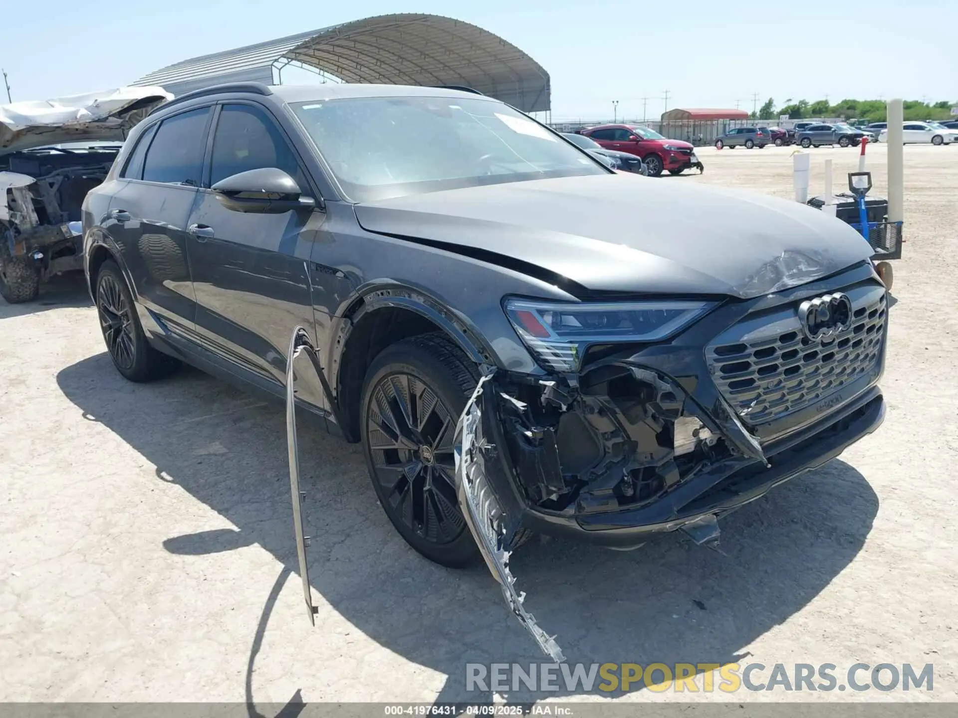 1 Photograph of a damaged car WA16ABGE0RB038196 AUDI Q8 E-TRON 2024