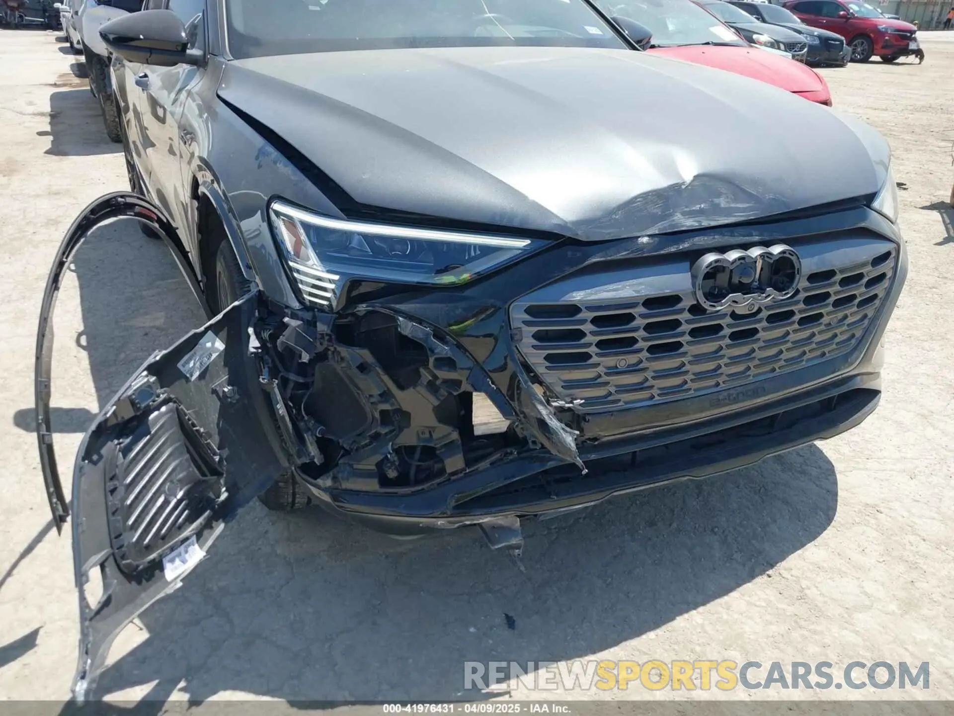 6 Photograph of a damaged car WA16ABGE0RB038196 AUDI Q8 E-TRON 2024