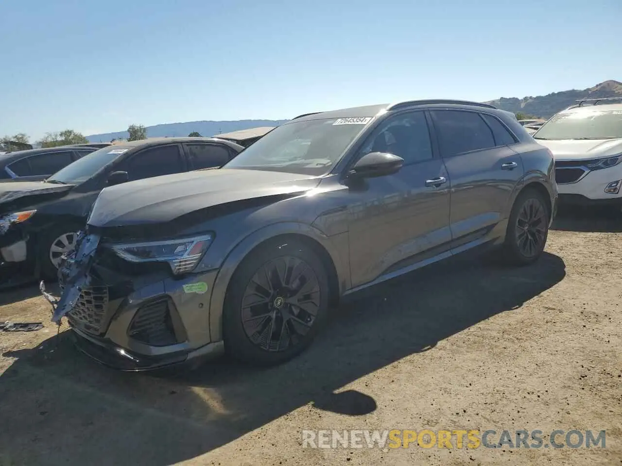 1 Photograph of a damaged car WA16ABGE2RB006933 AUDI Q8 E-TRON 2024