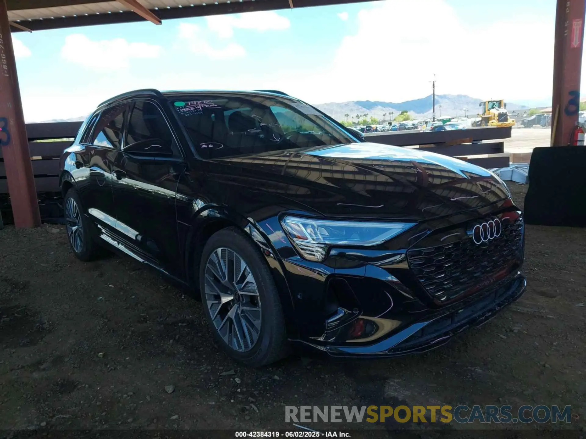 1 Photograph of a damaged car WA16ABGE3RB005015 AUDI Q8 E-TRON 2024