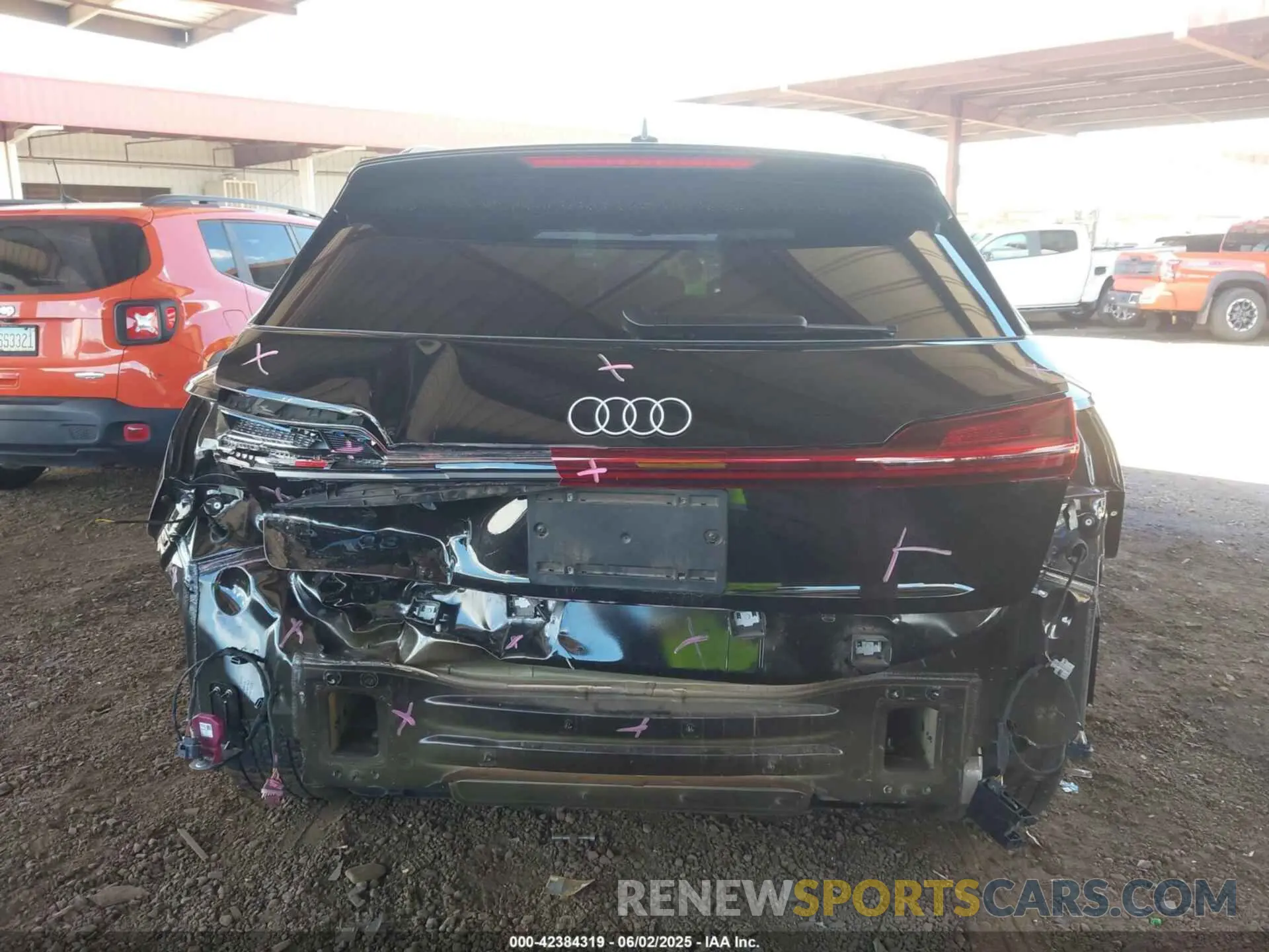 6 Photograph of a damaged car WA16ABGE3RB005015 AUDI Q8 E-TRON 2024
