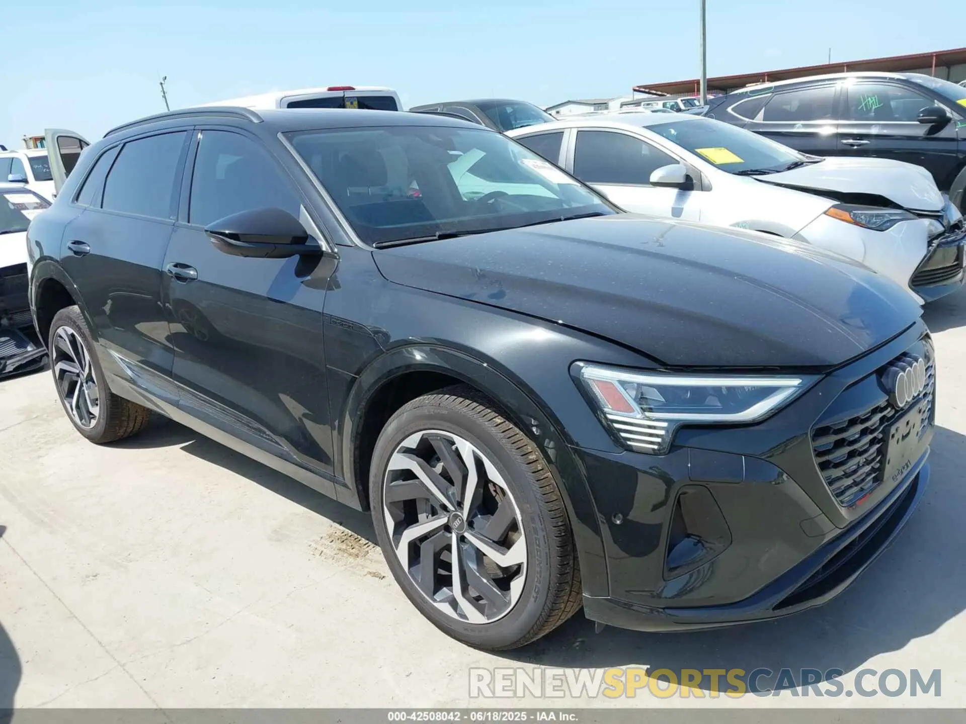1 Photograph of a damaged car WA16ABGE6RB030782 AUDI Q8 E-TRON 2024
