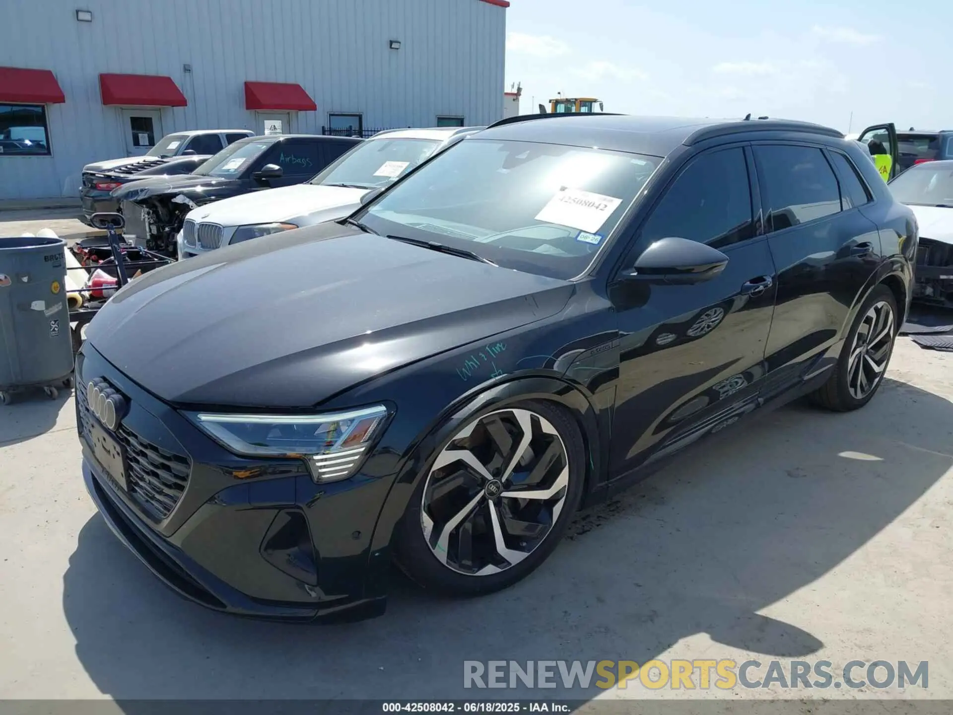 2 Photograph of a damaged car WA16ABGE6RB030782 AUDI Q8 E-TRON 2024