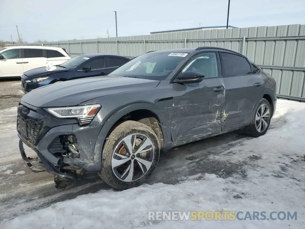 1 Photograph of a damaged car WA1BABGE2RB043043 AUDI Q8 E-TRON 2024