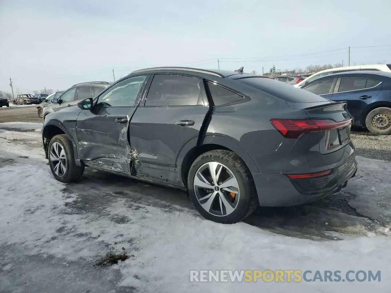 2 Photograph of a damaged car WA1BABGE2RB043043 AUDI Q8 E-TRON 2024