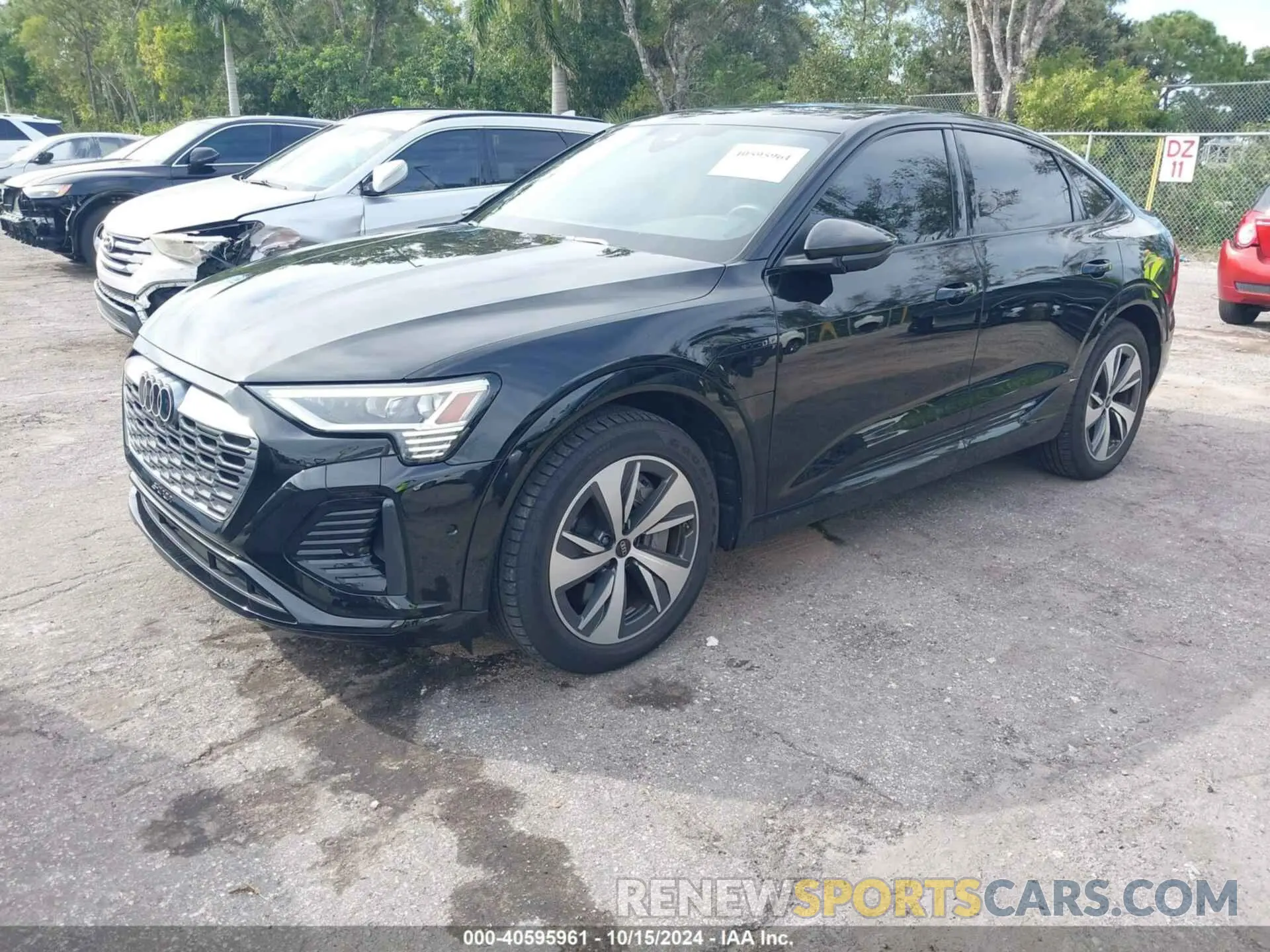 2 Photograph of a damaged car WA1CAAGE0RB031990 AUDI Q8 E-TRON 2024