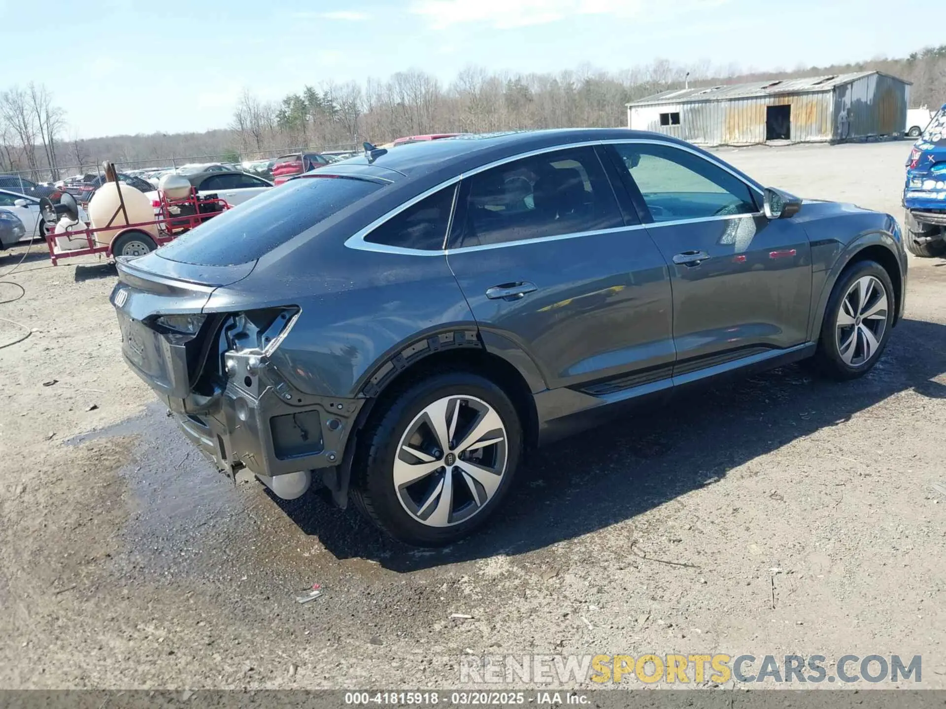 4 Photograph of a damaged car WA1CAAGE1RB030864 AUDI Q8 E-TRON 2024