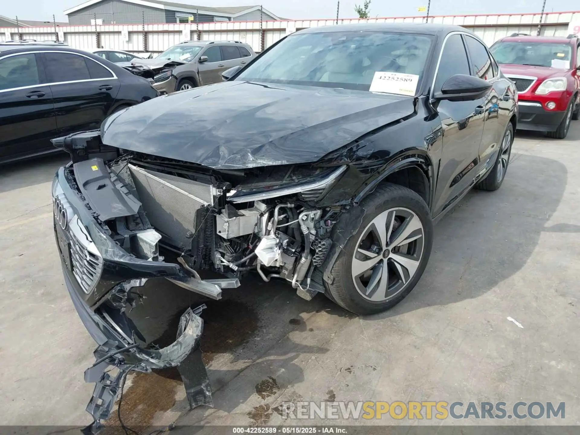 2 Photograph of a damaged car WA1CAAGE3RB005383 AUDI Q8 E-TRON 2024