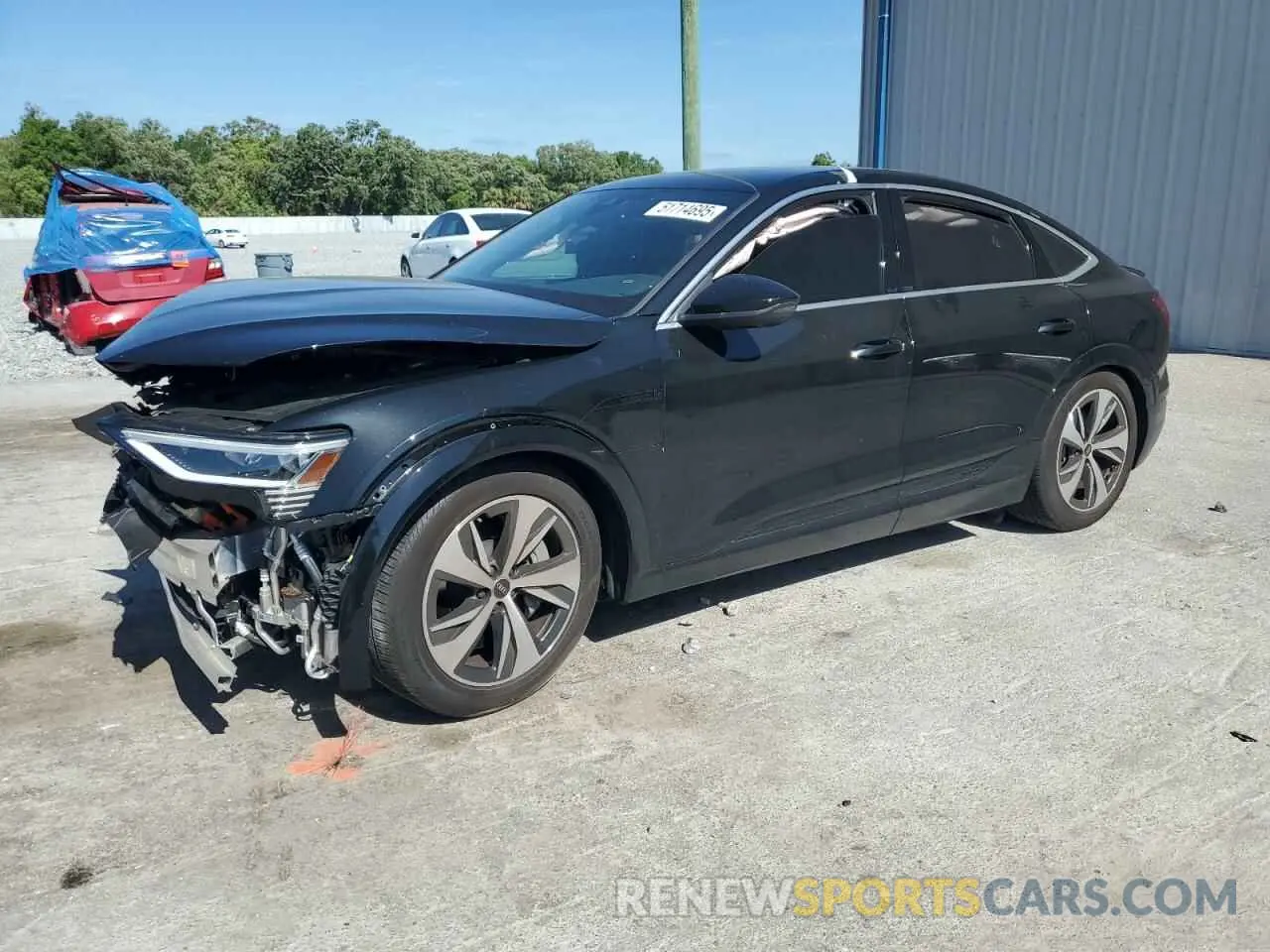 1 Photograph of a damaged car WA1CAAGE9RB024309 AUDI Q8 E-TRON 2024
