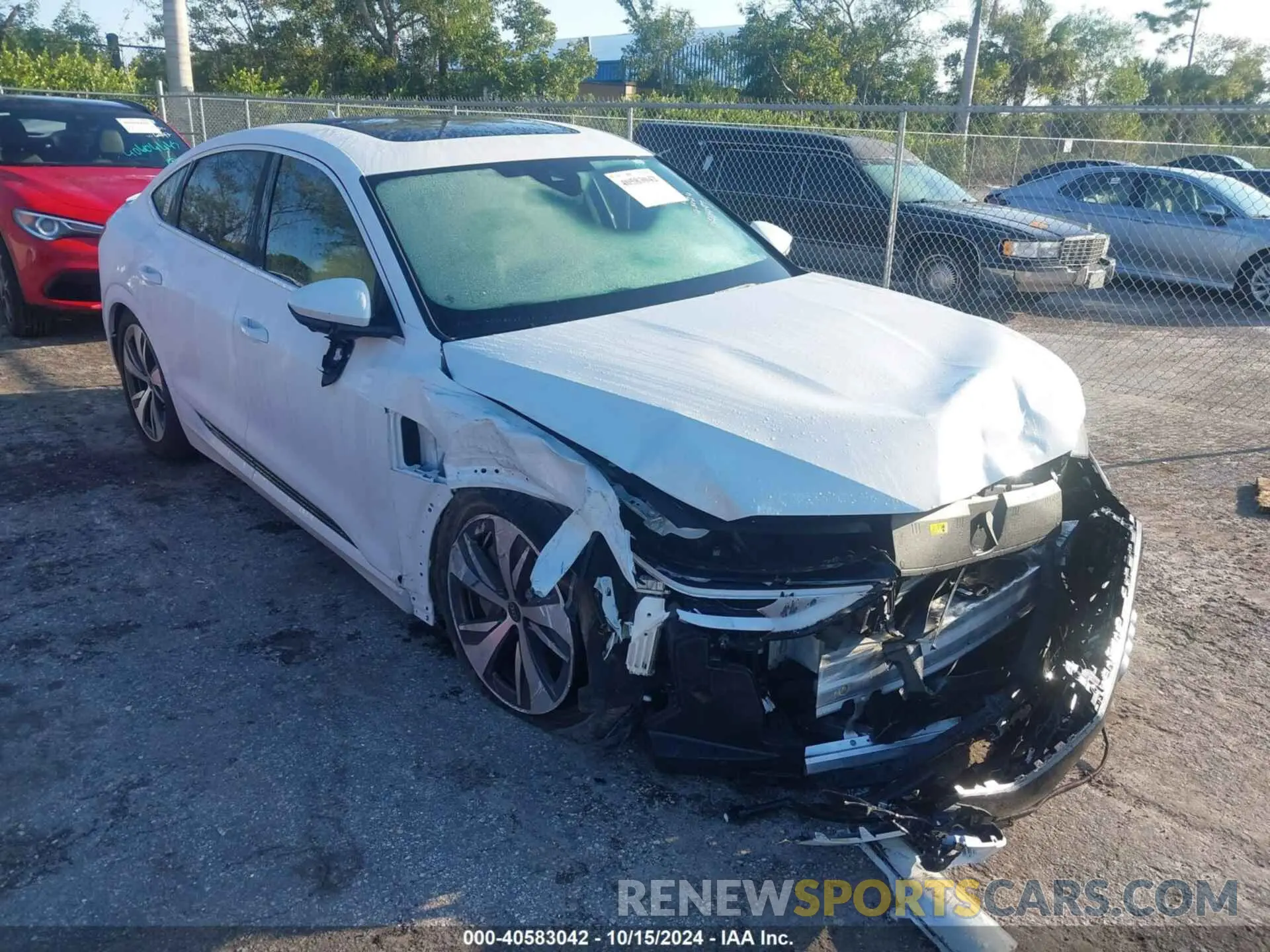 1 Photograph of a damaged car WA1CABGE5RB048497 AUDI Q8 E-TRON 2024
