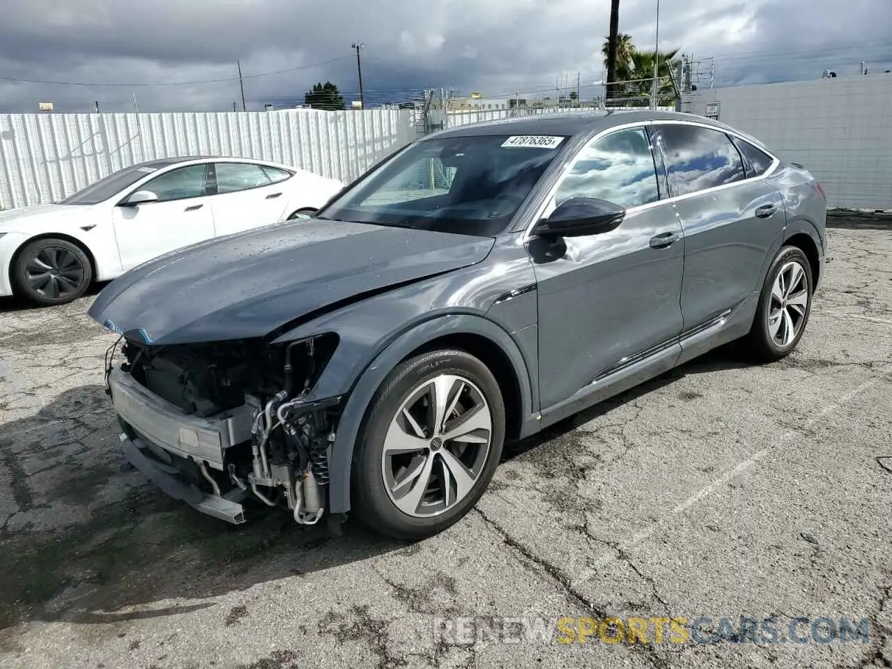 1 Photograph of a damaged car WA1DAAGE2RB012345 AUDI Q8 E-TRON 2024
