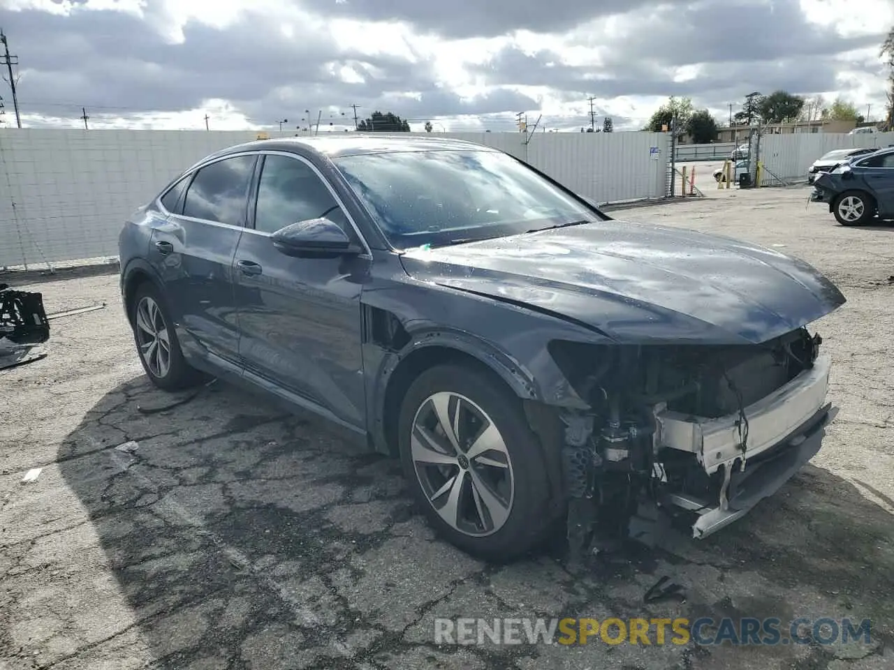 4 Photograph of a damaged car WA1DAAGE2RB012345 AUDI Q8 E-TRON 2024