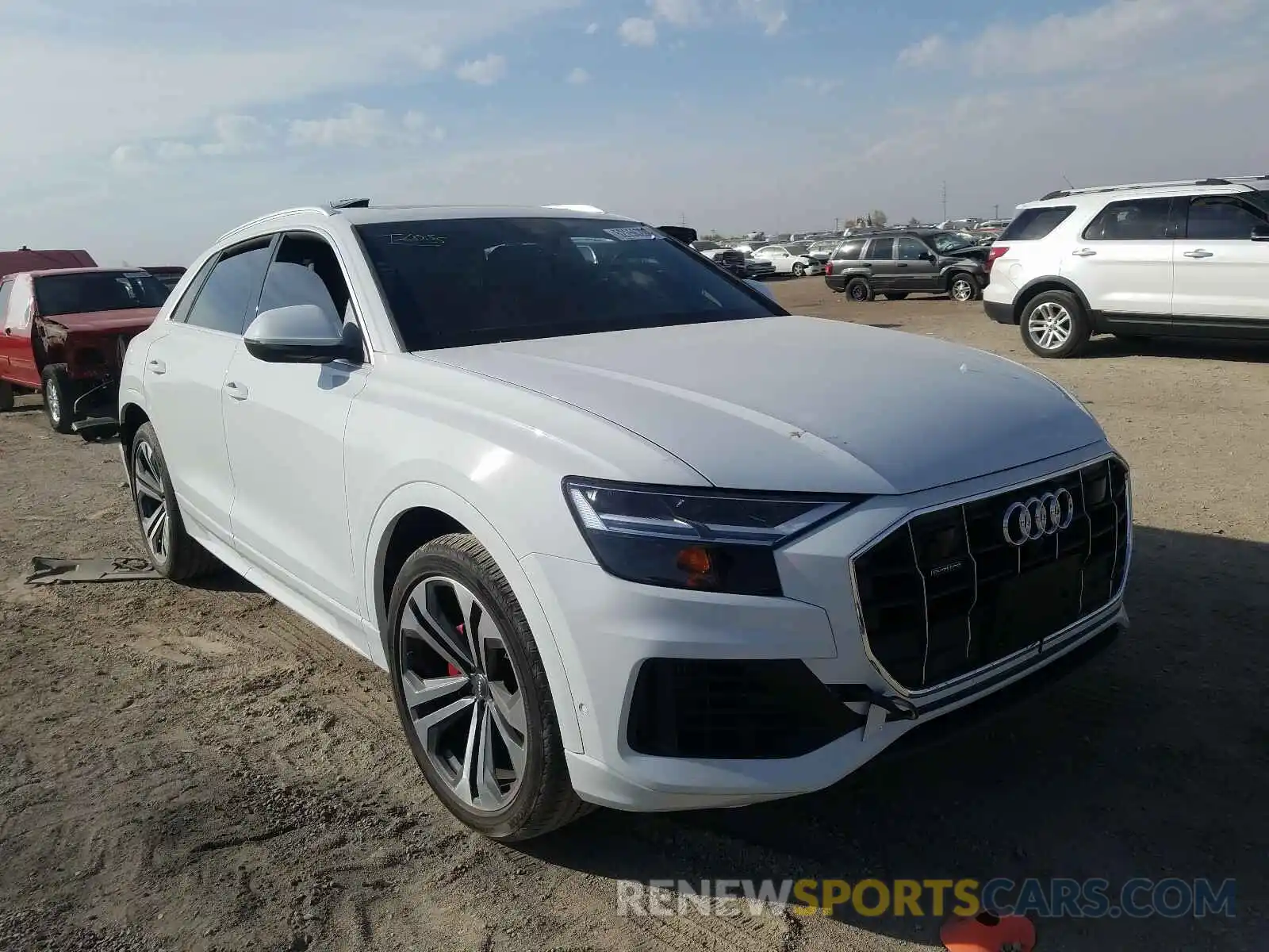 1 Photograph of a damaged car WA1BVAF1XKD045937 AUDI Q8 PREMIUM 2019