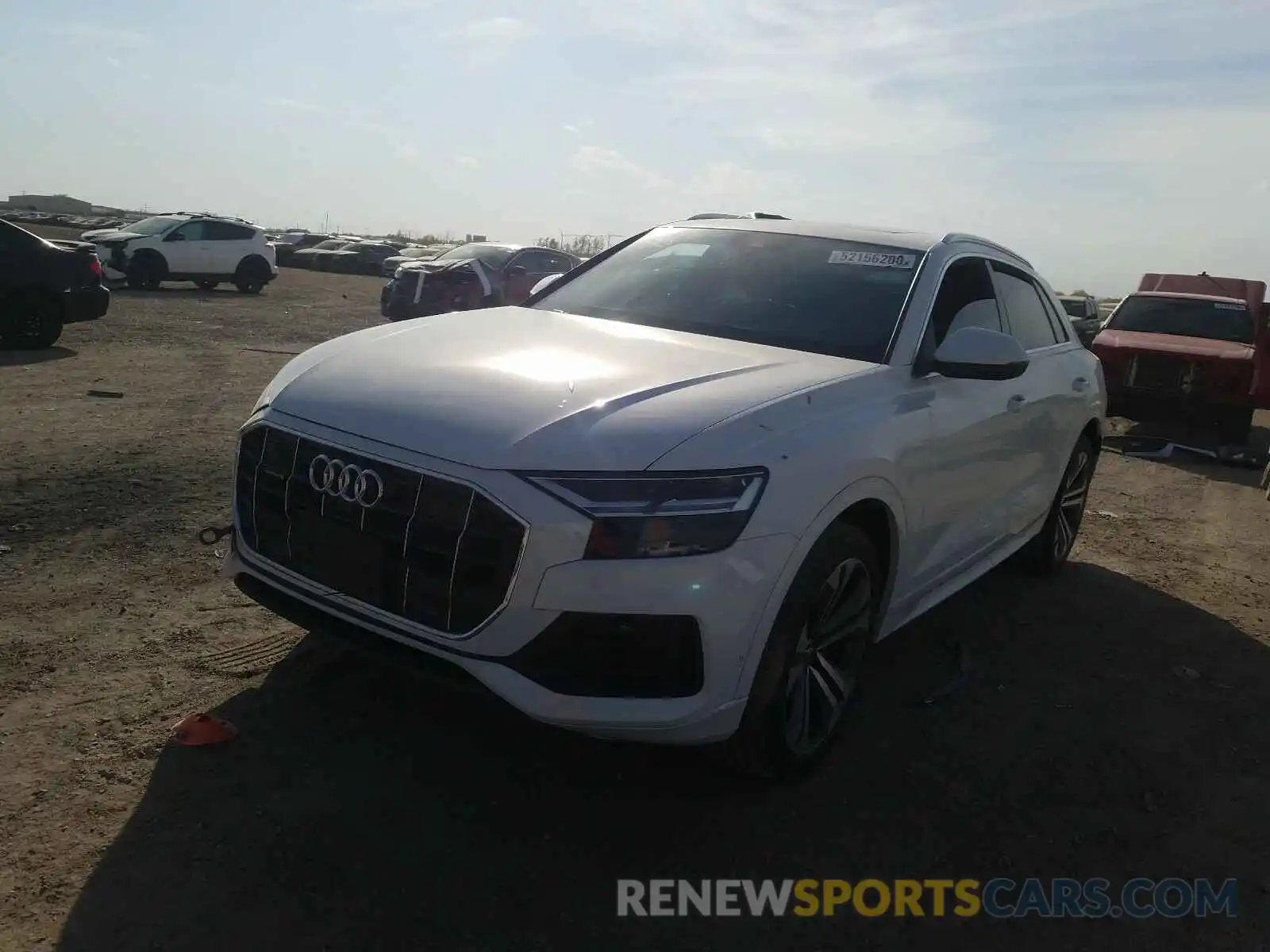 2 Photograph of a damaged car WA1BVAF1XKD045937 AUDI Q8 PREMIUM 2019