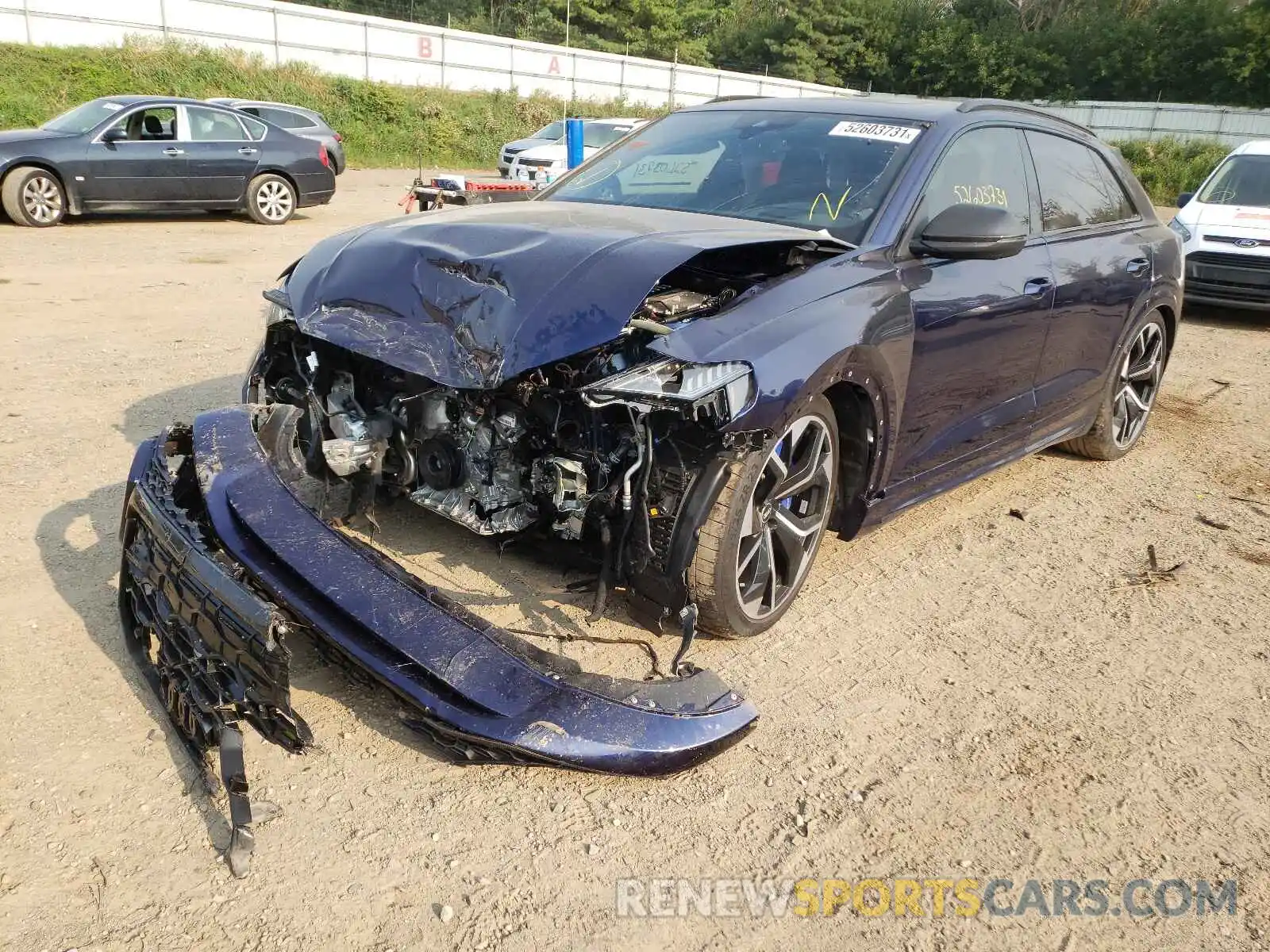 2 Photograph of a damaged car WU1ARBF13MD010142 AUDI RS 2021