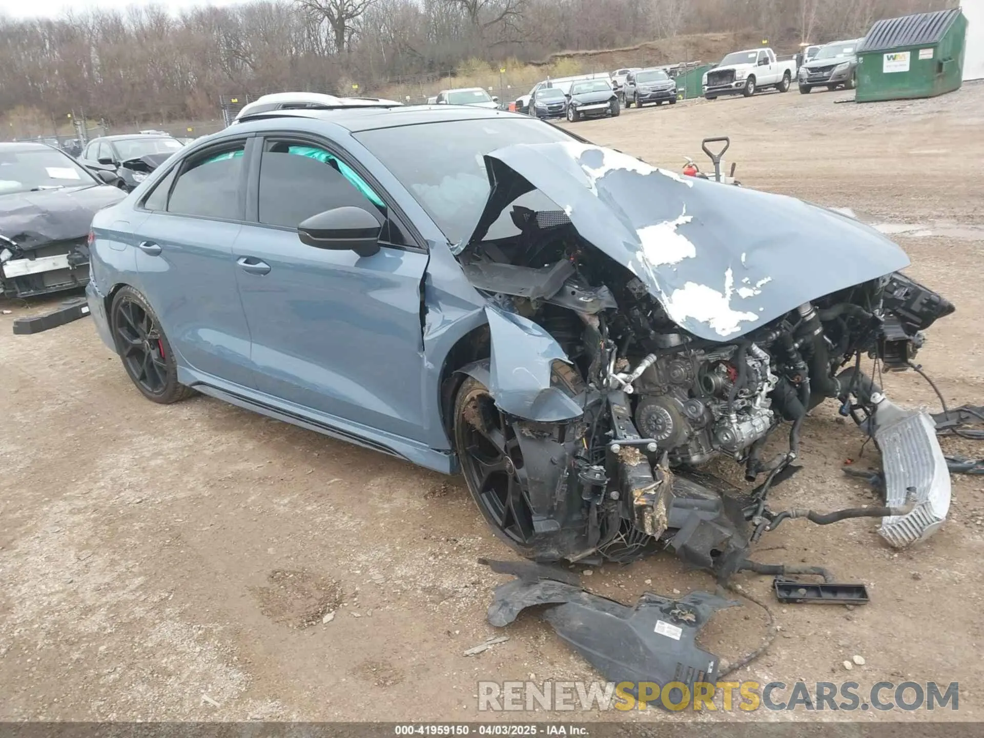 1 Photograph of a damaged car WUAG4DGY8RA901259 AUDI RS 3 2024