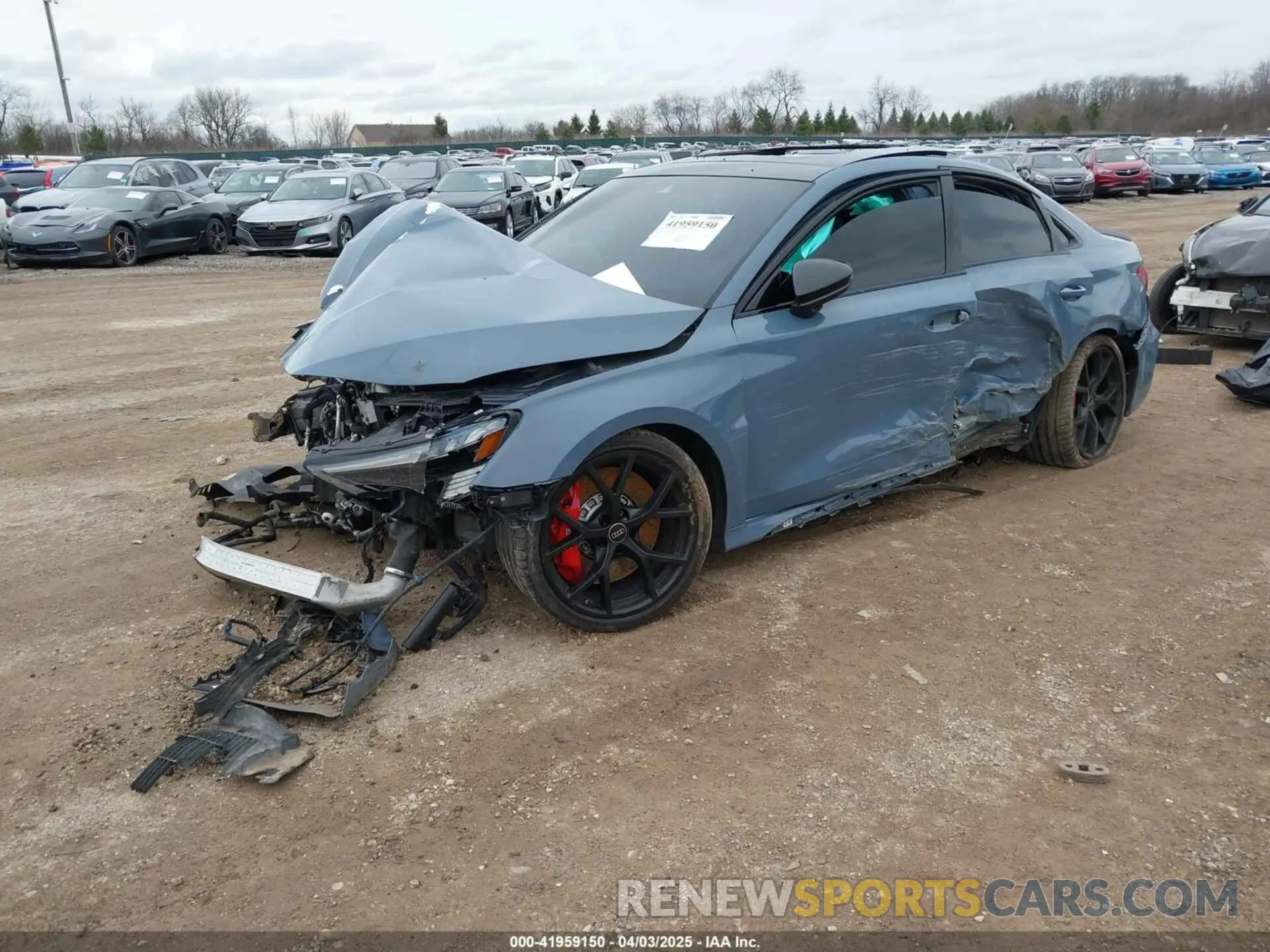2 Photograph of a damaged car WUAG4DGY8RA901259 AUDI RS 3 2024