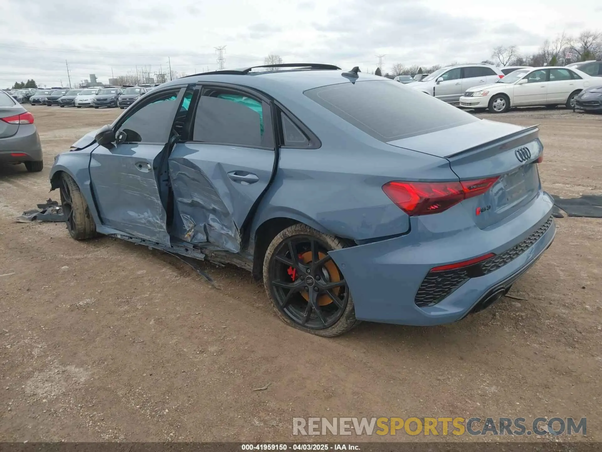 3 Photograph of a damaged car WUAG4DGY8RA901259 AUDI RS 3 2024