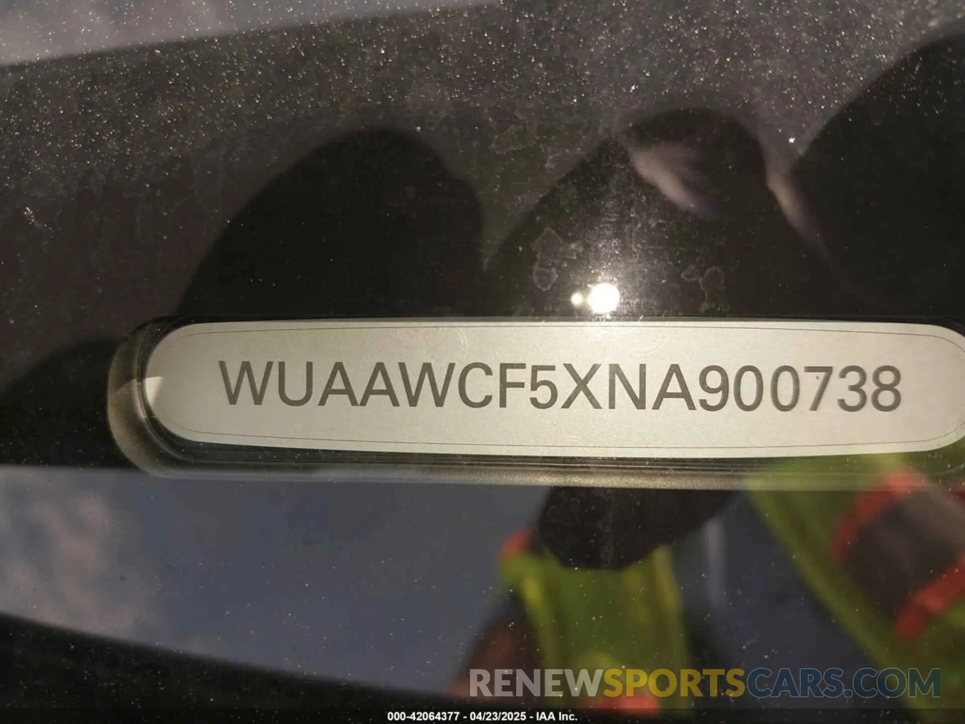 9 Photograph of a damaged car WUAAWCF5XNA900738 AUDI RS 5 SPORTBACK 2022