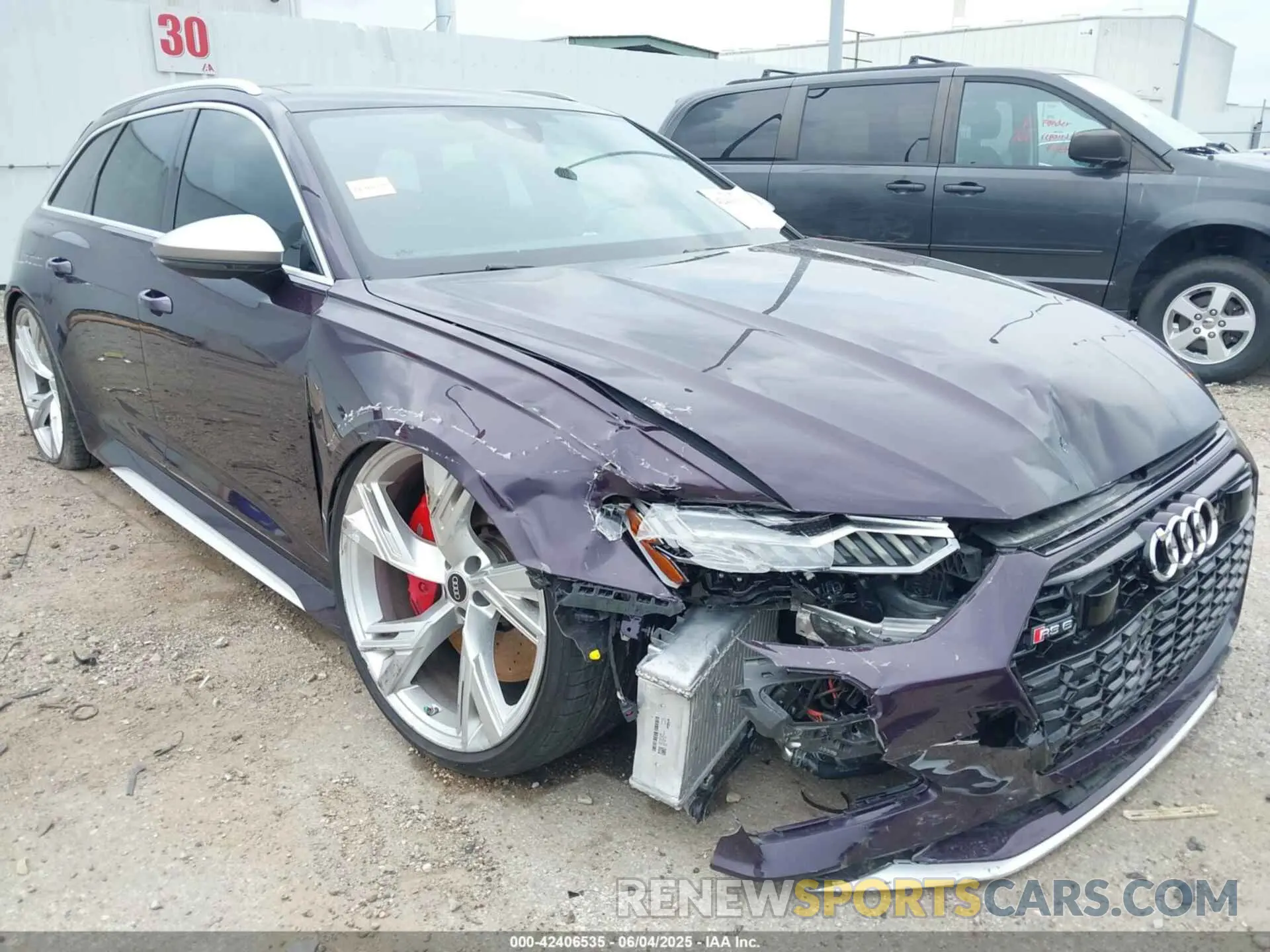 6 Photograph of a damaged car WUA1CBF25NN905914 AUDI RS 6 AVANT 2022