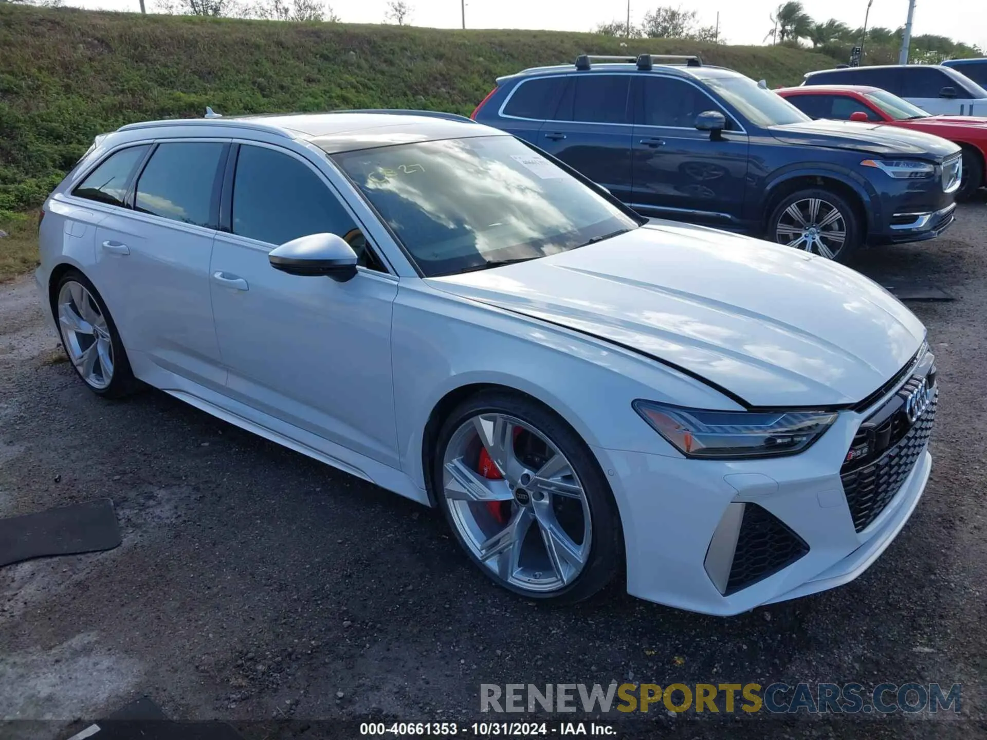 1 Photograph of a damaged car WUA1CBF20PN901904 AUDI RS 6 AVANT 2023