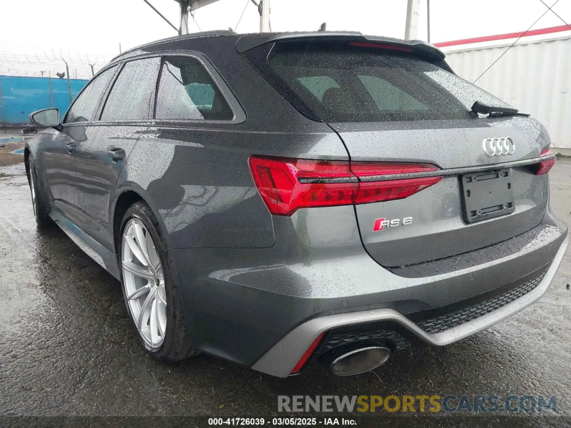 3 Photograph of a damaged car WUA1DBF24SN902222 AUDI RS 6 AVANT 2025