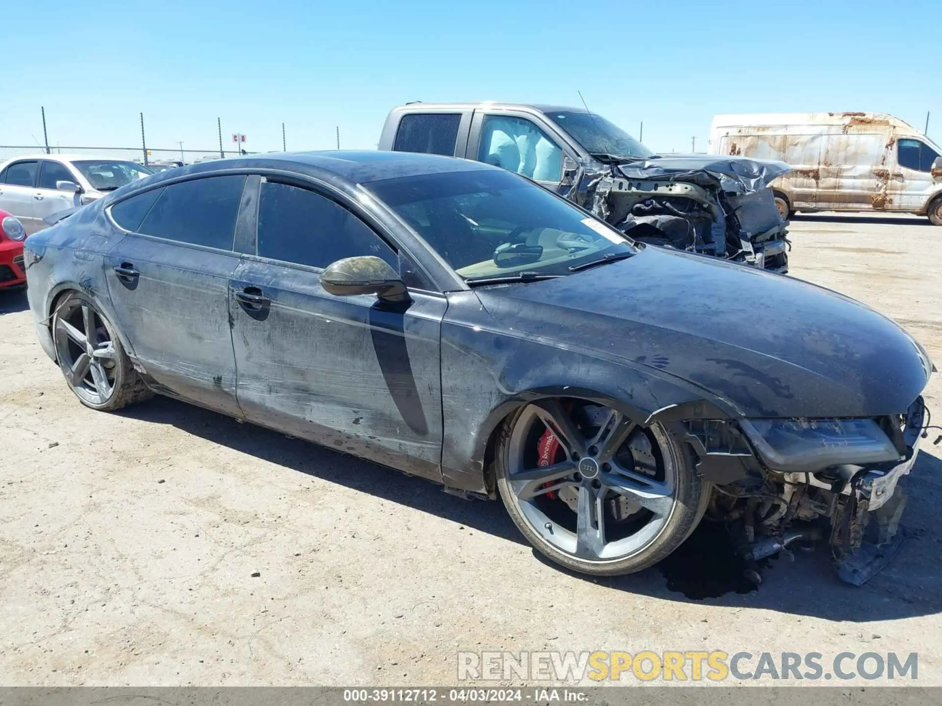 1 Photograph of a damaged car WUAW2AFC7EN904792 AUDI RS 7 2014