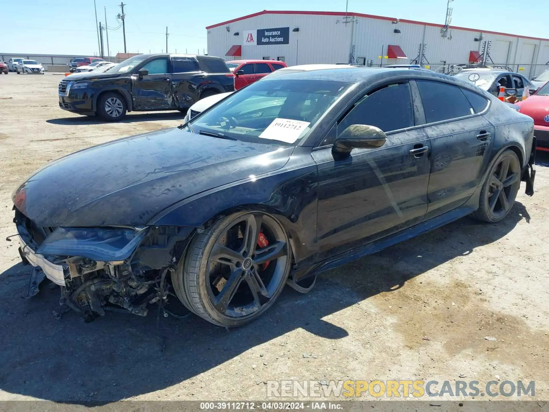 2 Photograph of a damaged car WUAW2AFC7EN904792 AUDI RS 7 2014