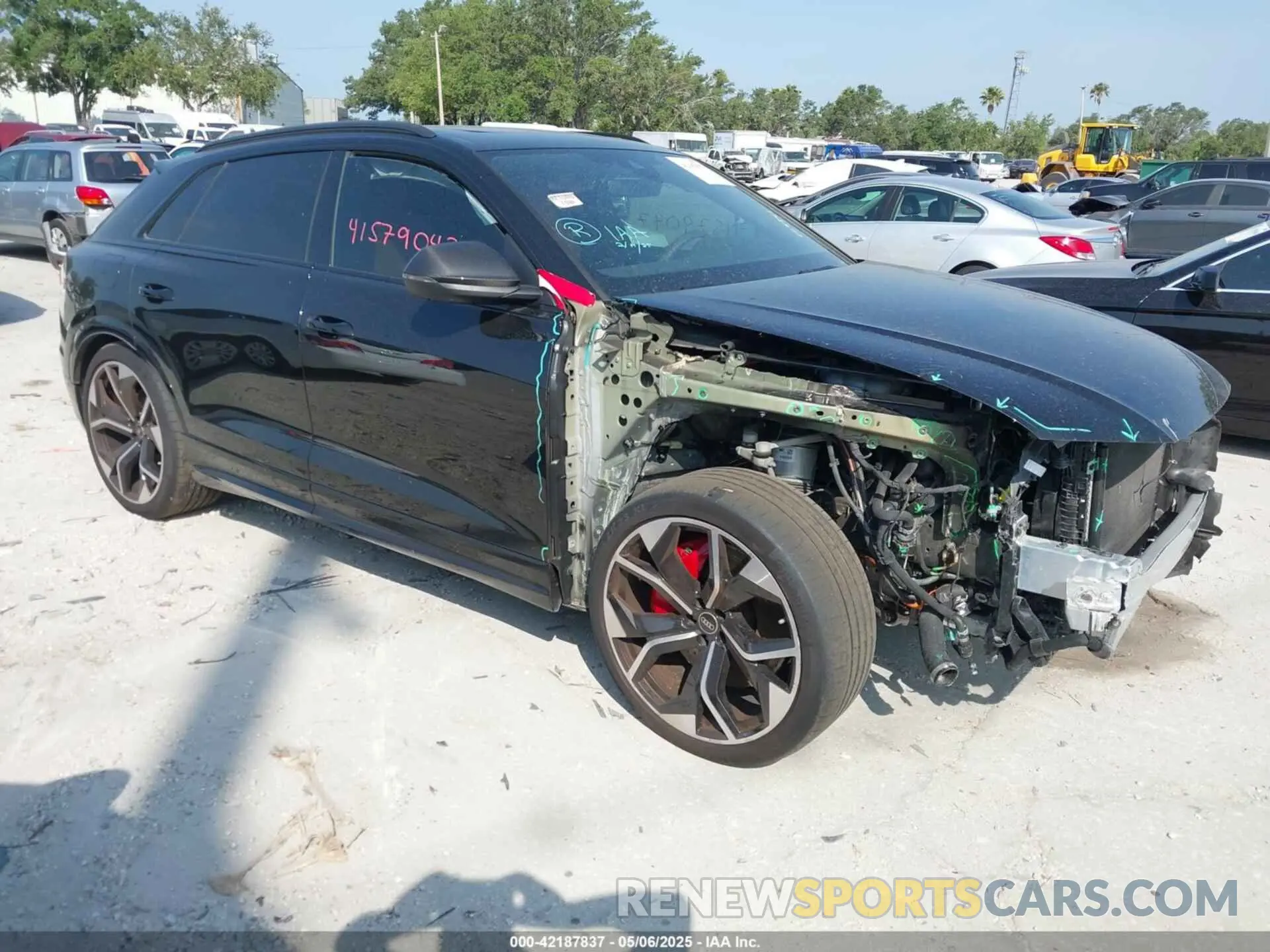 1 Photograph of a damaged car WU1ARBF15RD005841 AUDI RS Q8 2024