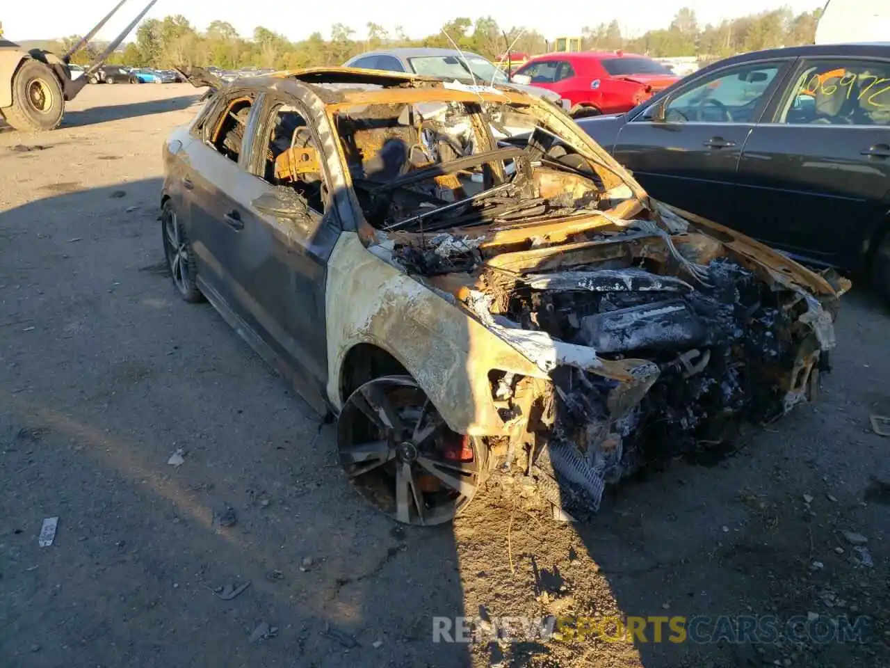 1 Photograph of a damaged car WUABWGFF2KA907540 AUDI RS3 2019