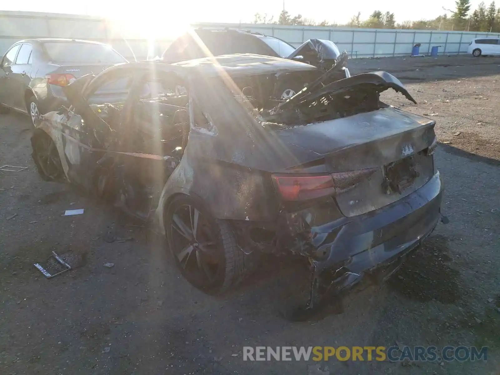 3 Photograph of a damaged car WUABWGFF2KA907540 AUDI RS3 2019