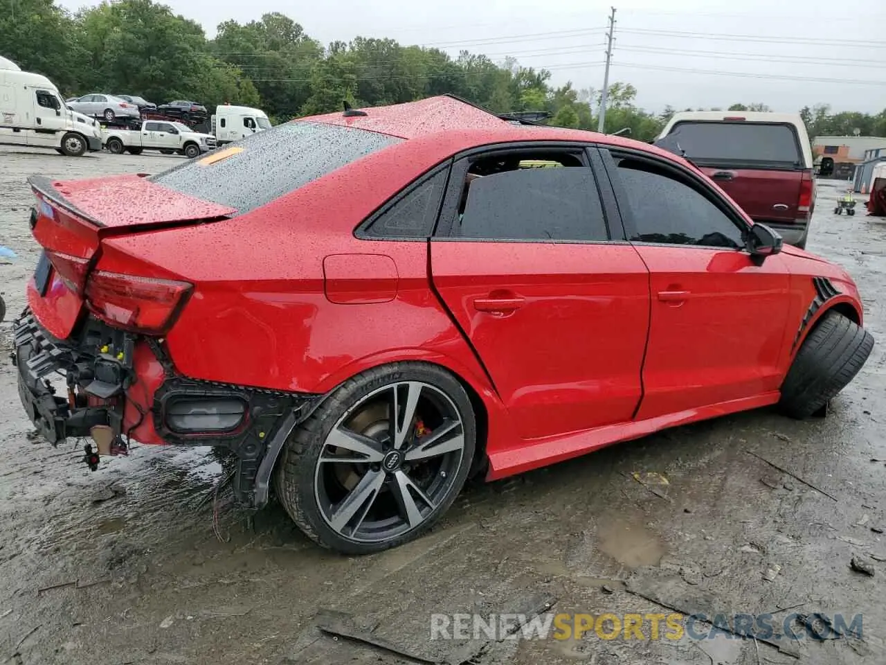 3 Photograph of a damaged car WUABWGFF4KA904106 AUDI RS3 2019