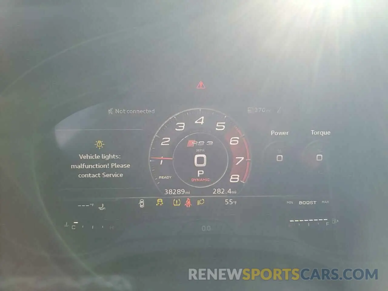 9 Photograph of a damaged car WUABWGFF8KA907574 AUDI RS3 2019