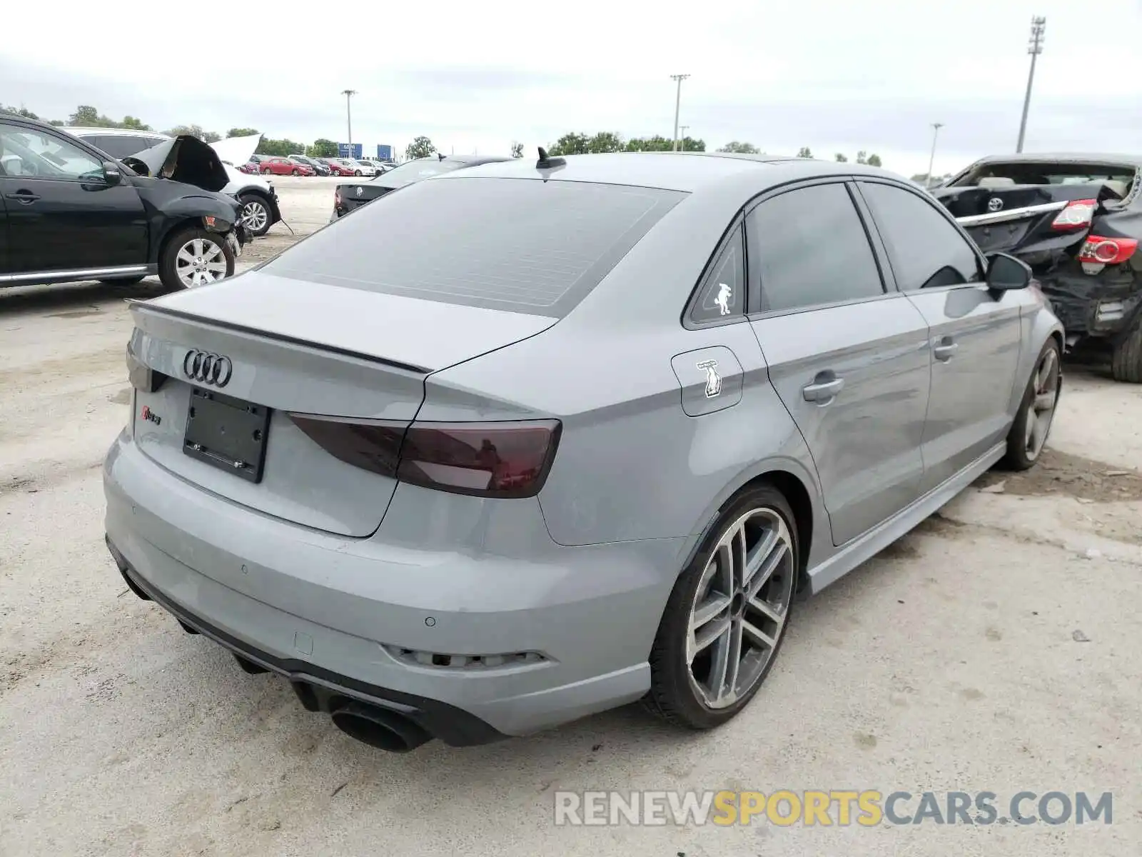 4 Photograph of a damaged car WUABWGFF9KA905347 AUDI RS3 2019