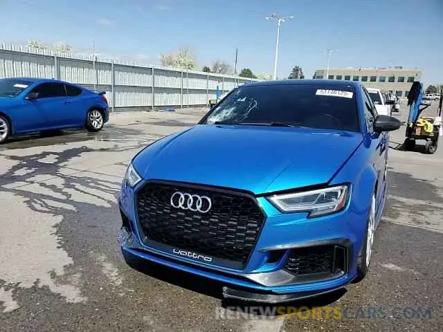 13 Photograph of a damaged car WUABWGFF9KA905767 AUDI RS3 2019
