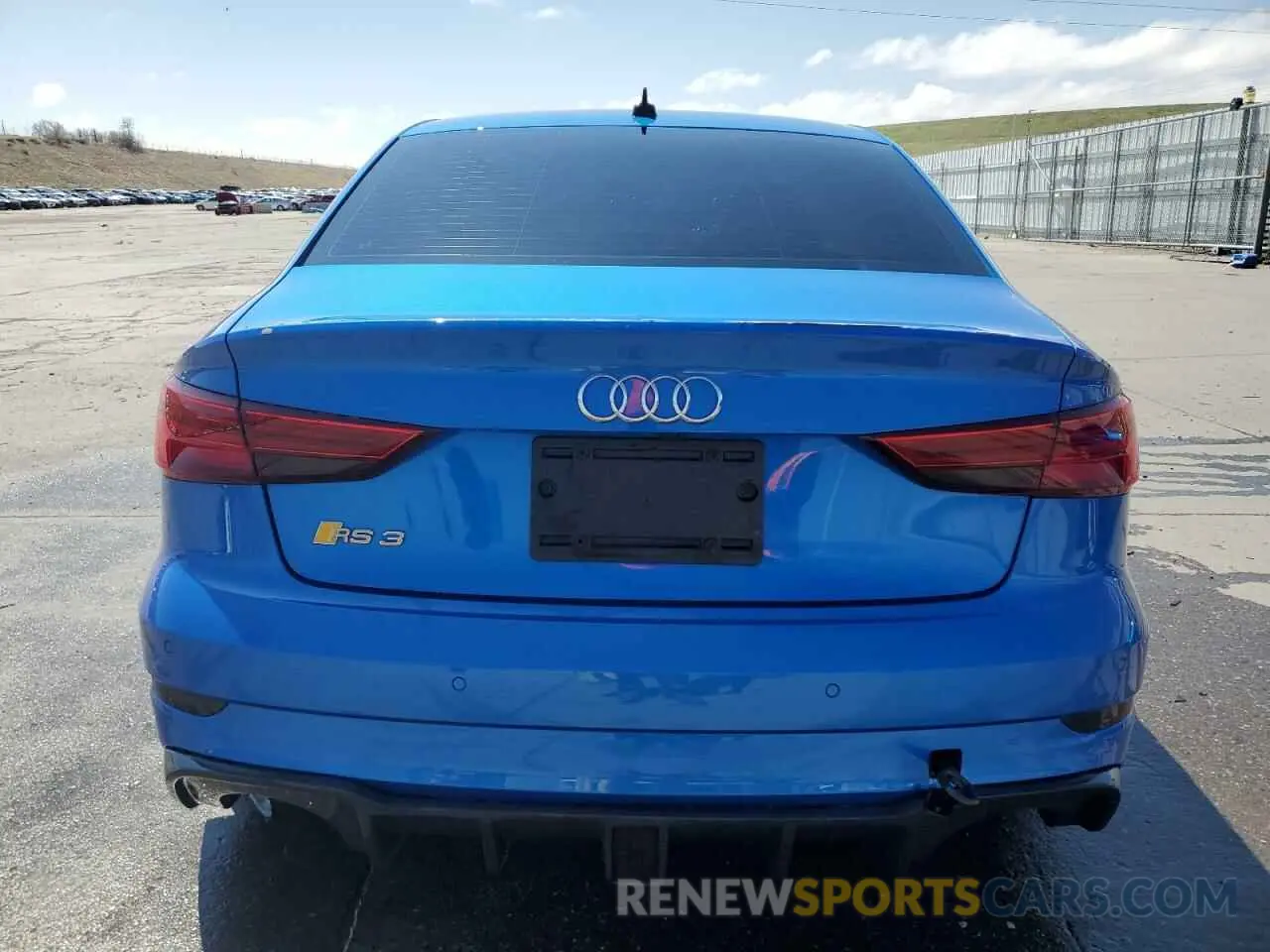 6 Photograph of a damaged car WUABWGFF9KA905767 AUDI RS3 2019