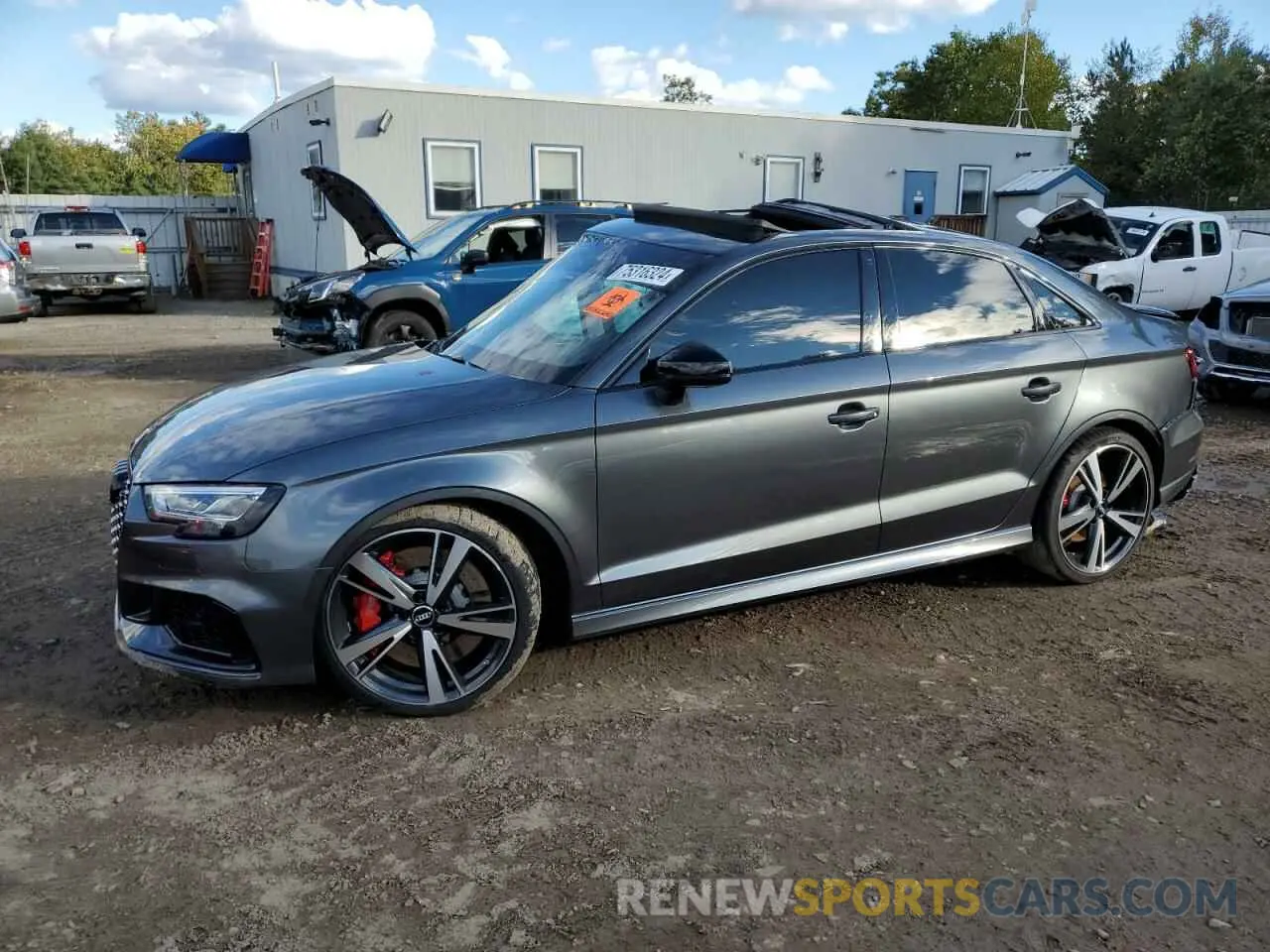 1 Photograph of a damaged car WUABWGFFXKA900268 AUDI RS3 2019