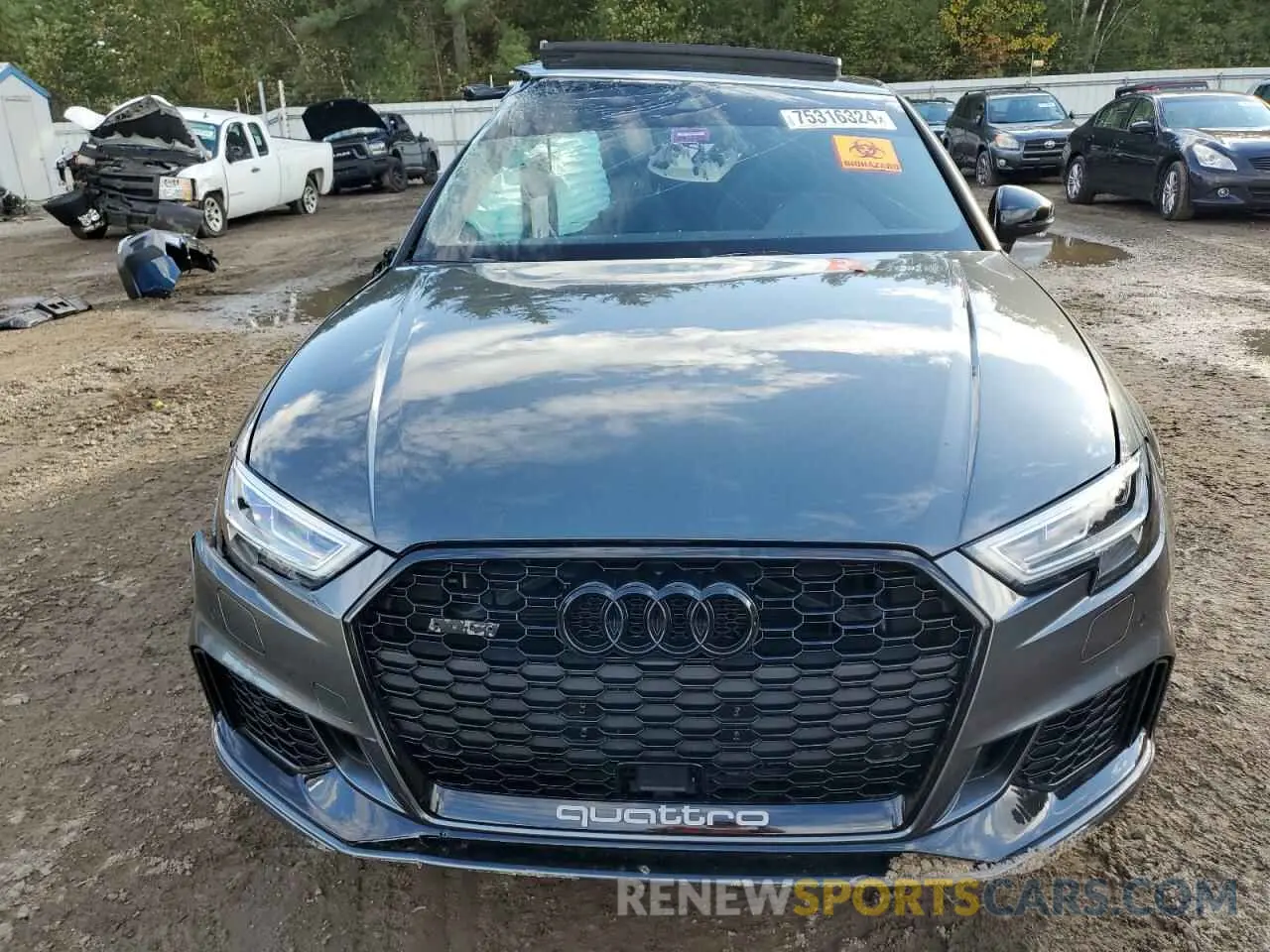 5 Photograph of a damaged car WUABWGFFXKA900268 AUDI RS3 2019
