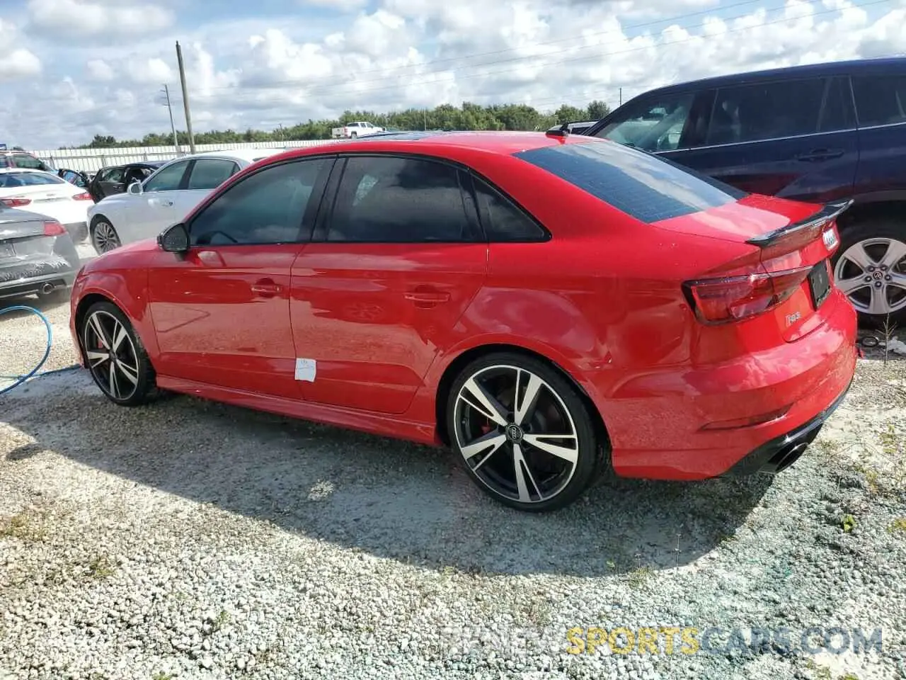 2 Photograph of a damaged car WUABWGFF7LA905865 AUDI RS3 2020
