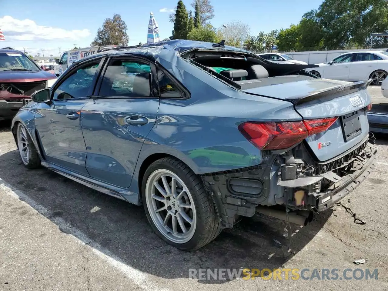 2 Photograph of a damaged car WUAG4DGY2NA906385 AUDI RS3 2022
