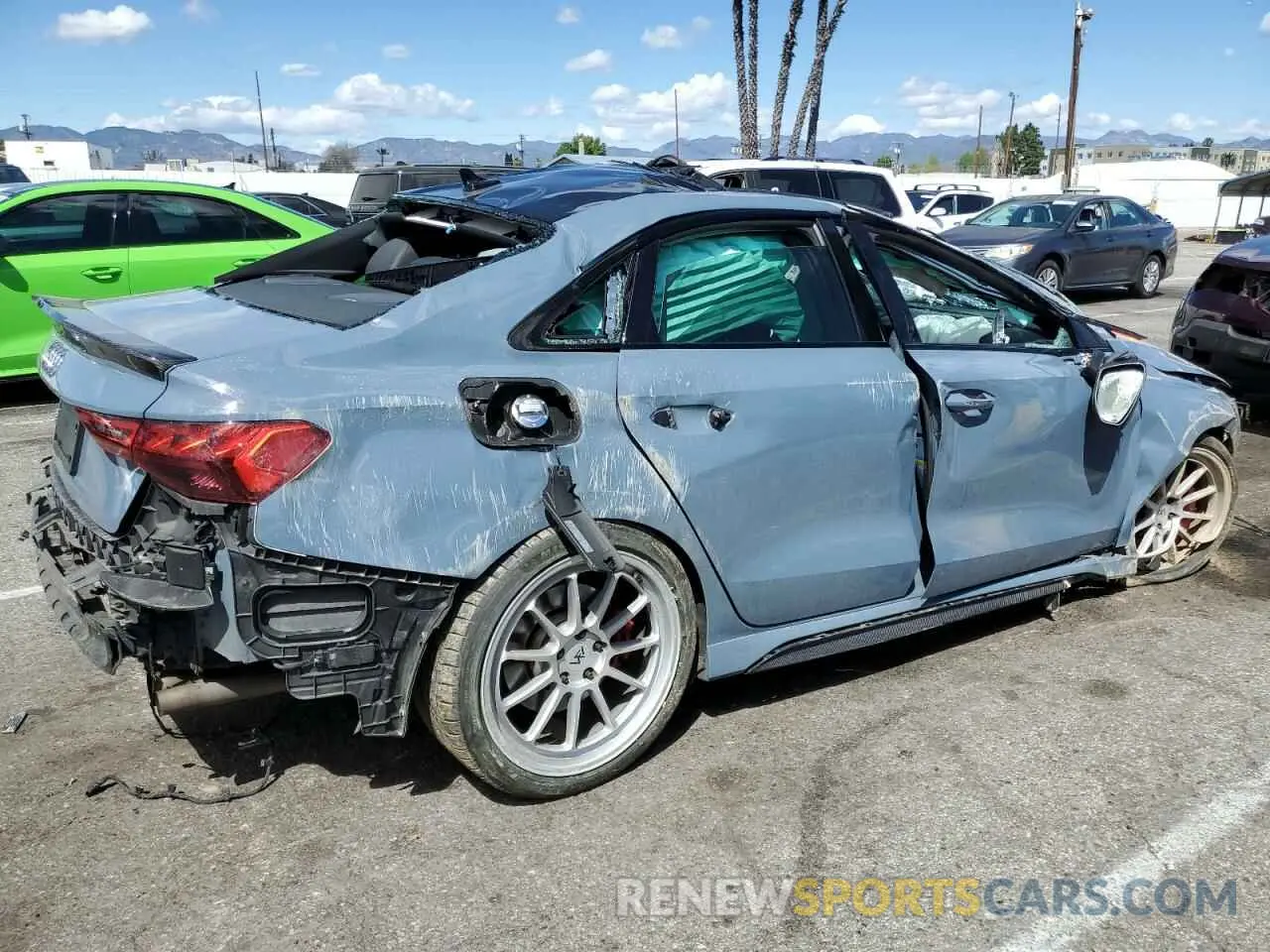 3 Photograph of a damaged car WUAG4DGY2NA906385 AUDI RS3 2022
