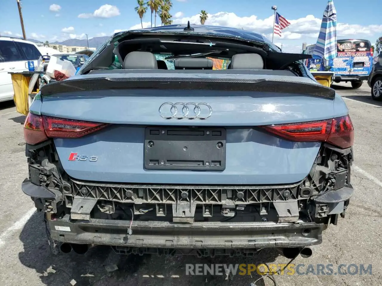 6 Photograph of a damaged car WUAG4DGY2NA906385 AUDI RS3 2022