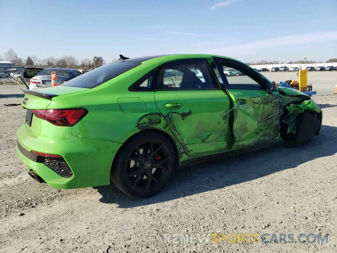 3 Photograph of a damaged car WUAG4DGY8RA911239 AUDI RS3 2024