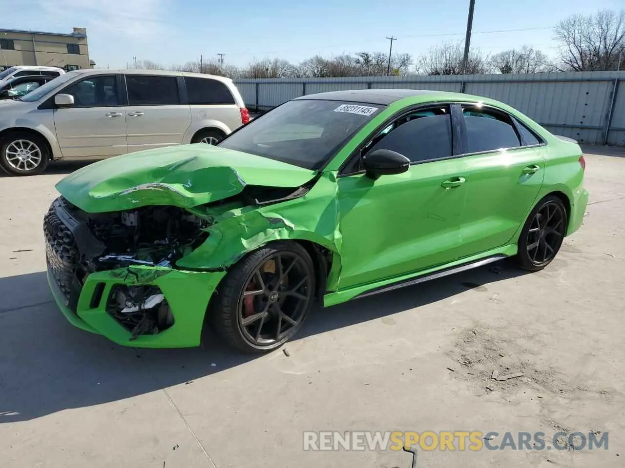 1 Photograph of a damaged car WUAG4DGYXRA910674 AUDI RS3 2024