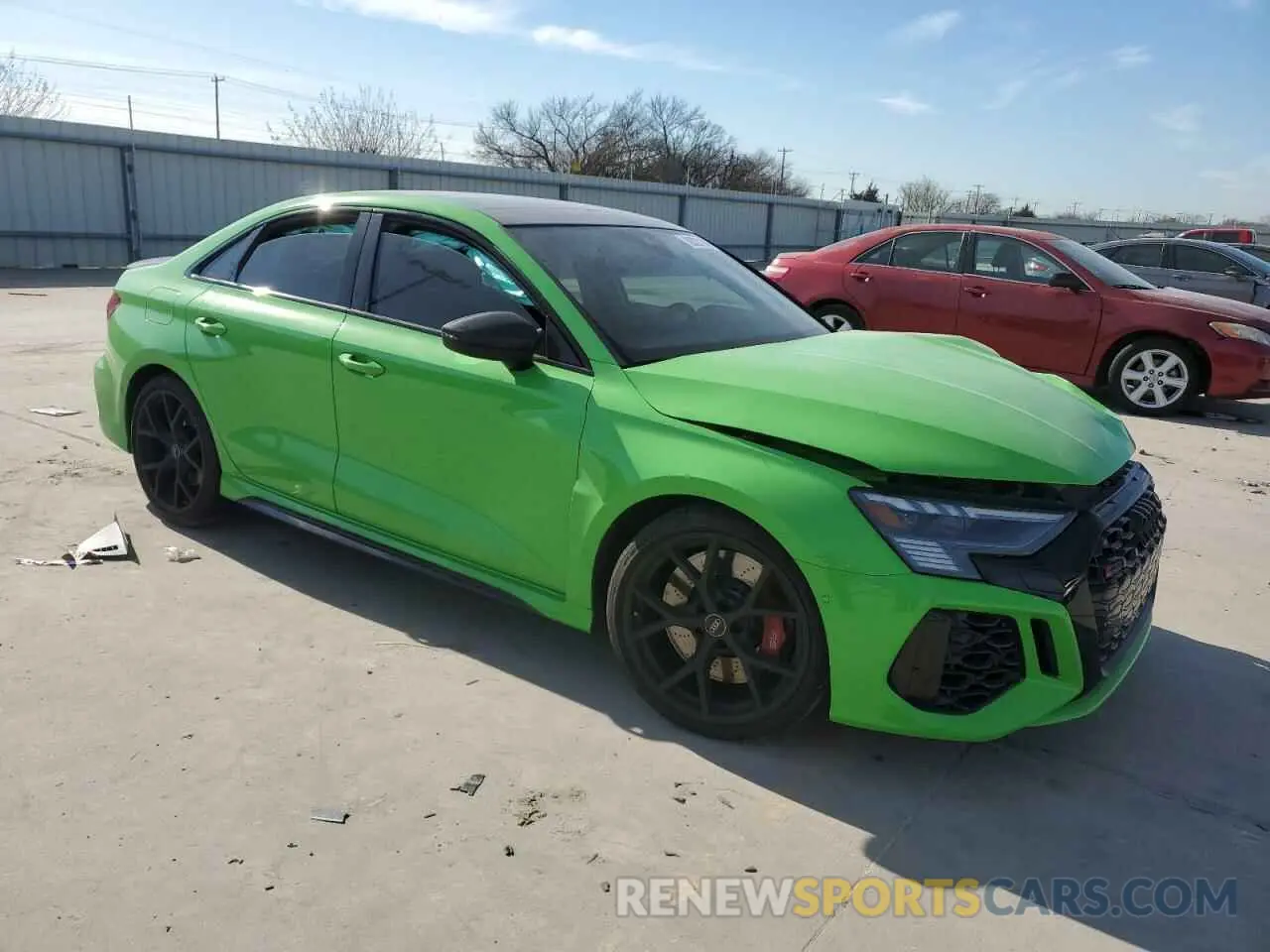 4 Photograph of a damaged car WUAG4DGYXRA910674 AUDI RS3 2024