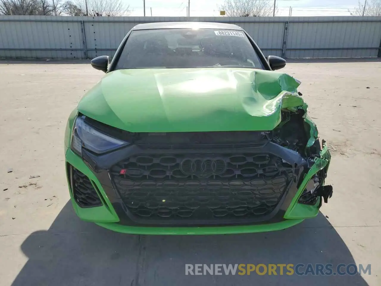 5 Photograph of a damaged car WUAG4DGYXRA910674 AUDI RS3 2024