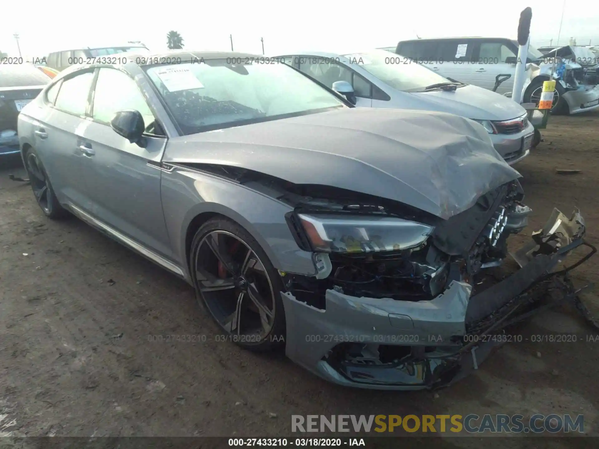 1 Photograph of a damaged car WUABWCF59KA902576 AUDI RS5 2019